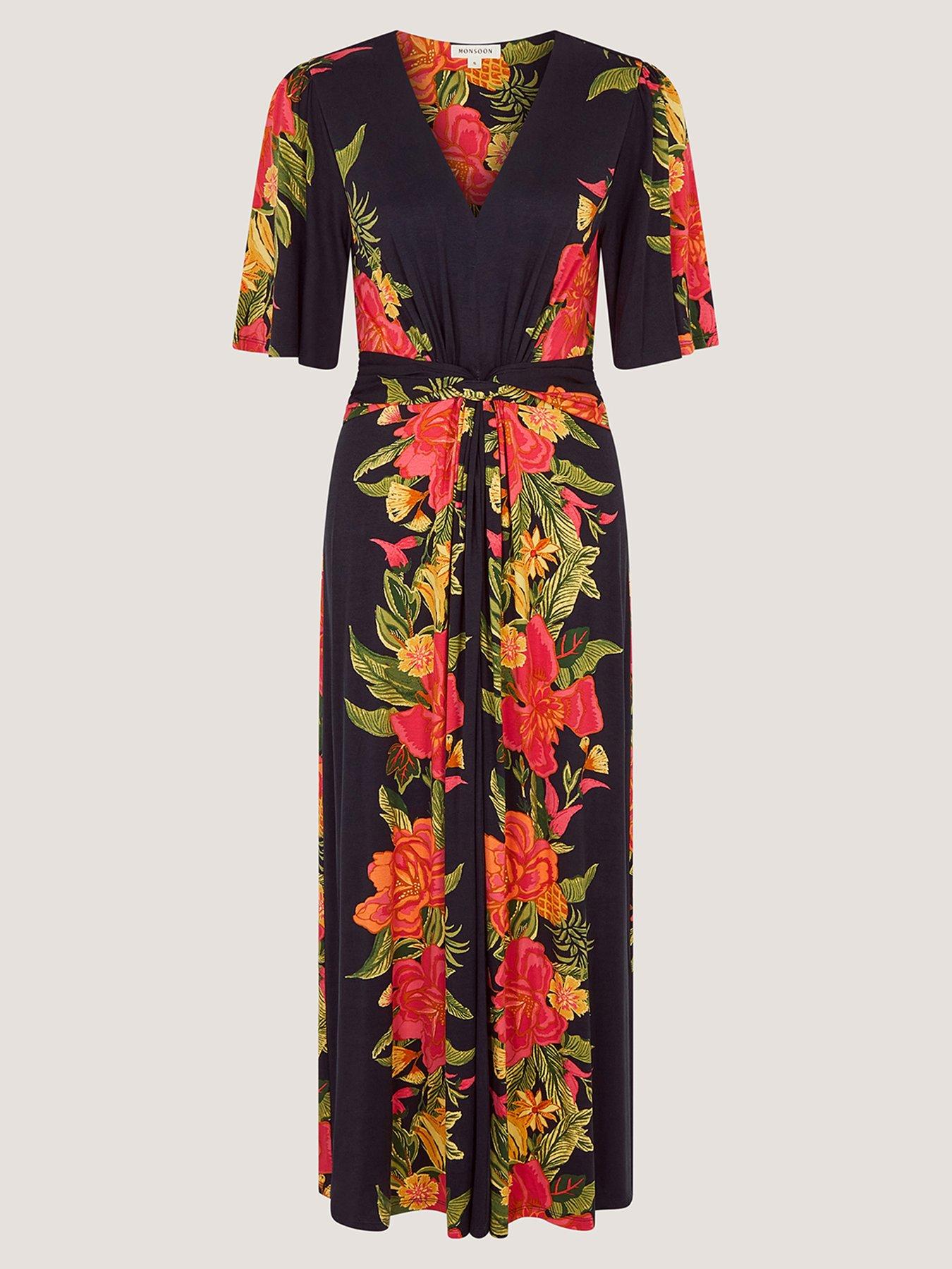 Image 6 of 6 of Monsoon Moana Print Jersey Dress
