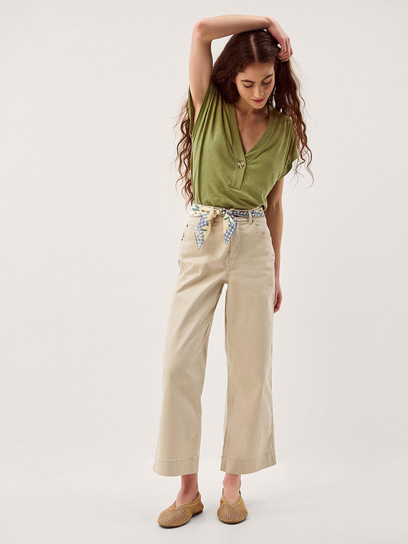 Image 3 of 5 of Monsoon Lucy Linen T Shirt