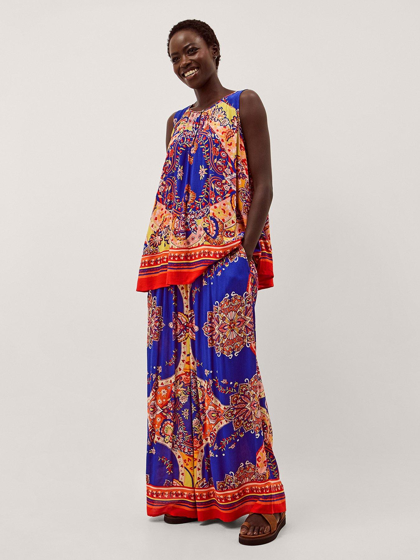Image 3 of 6 of Monsoon Padma Print Top