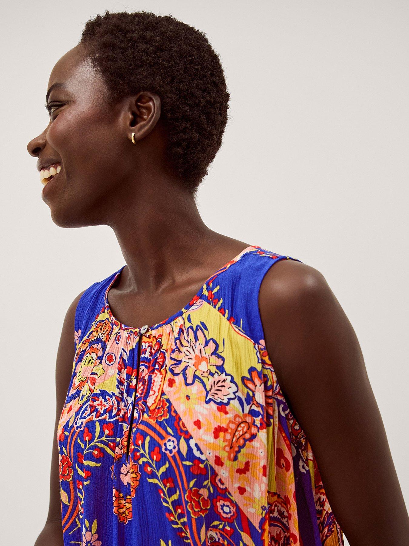 Image 5 of 6 of Monsoon Padma Print Top
