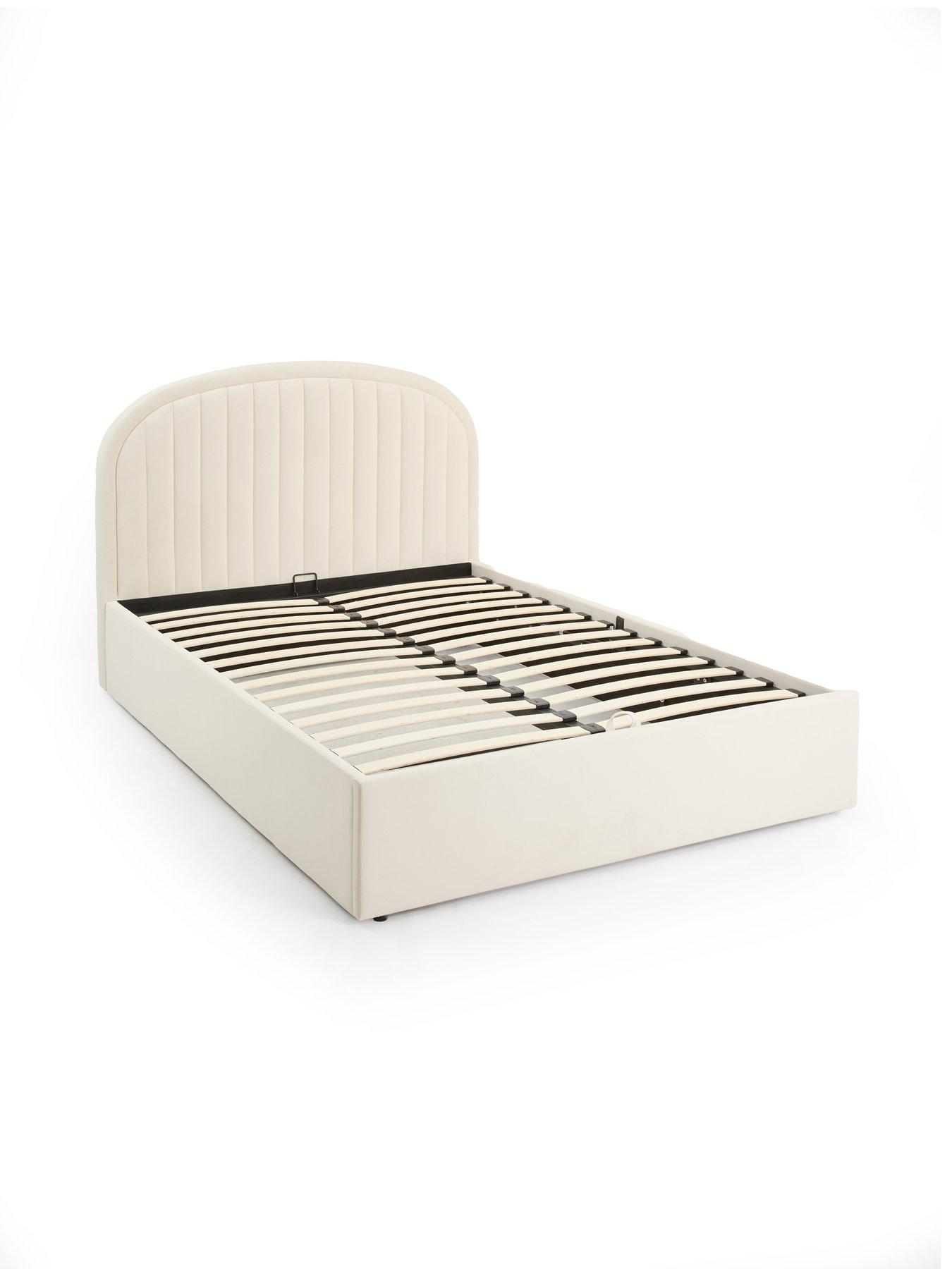 Image 4 of 7 of The Very Collection Garland End Lift Up Storage Ottoman Bed with Mattress Options (Buy &amp; SAVE!) - Natural -&nbsp;FSC&reg; Certified