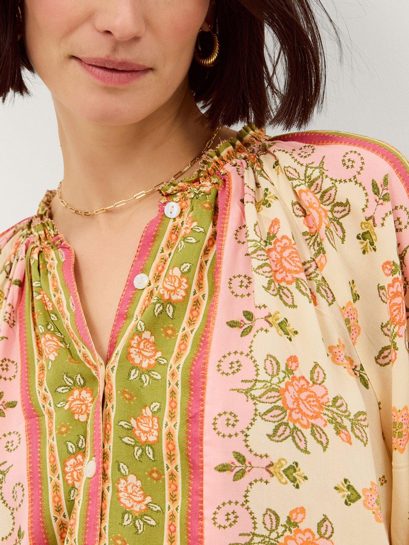 Image 4 of 4 of Monsoon Eline Floral Blouse