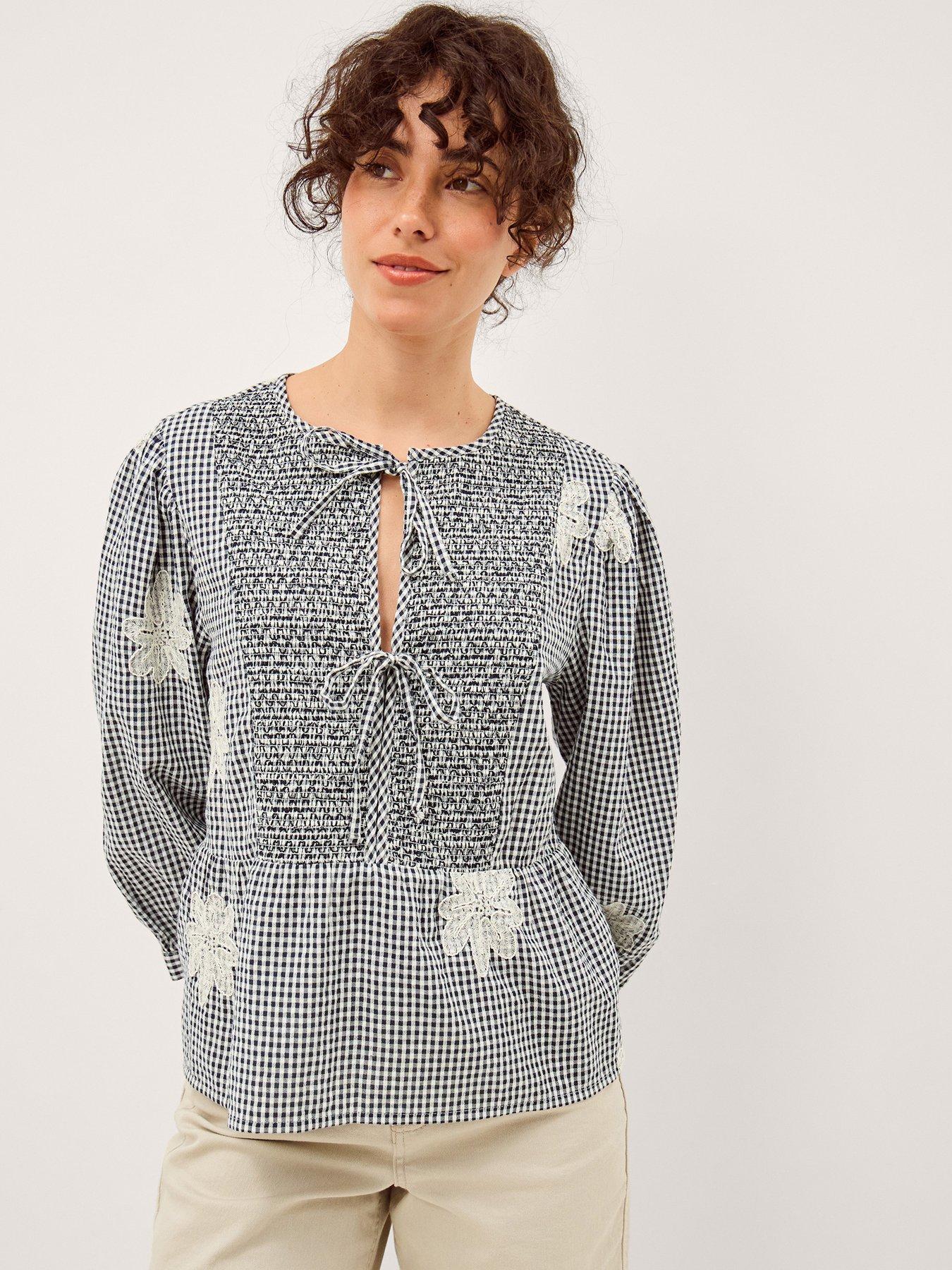 Monsoon Mimi Gingham Top