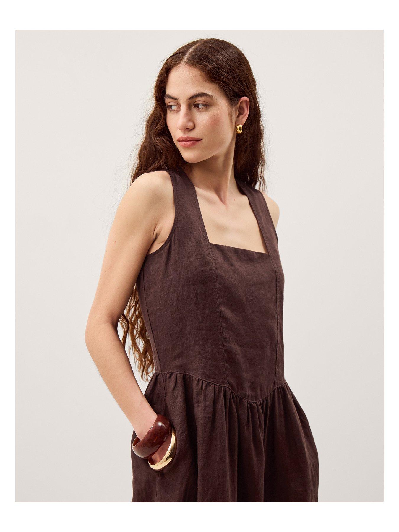 Image 4 of 6 of Monsoon Lily Linen Dress