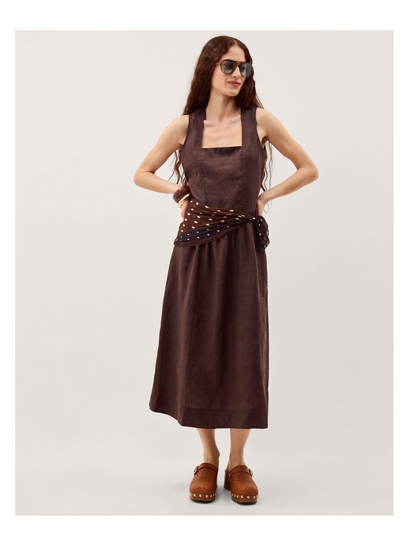 Image 5 of 6 of Monsoon Lily Linen Dress