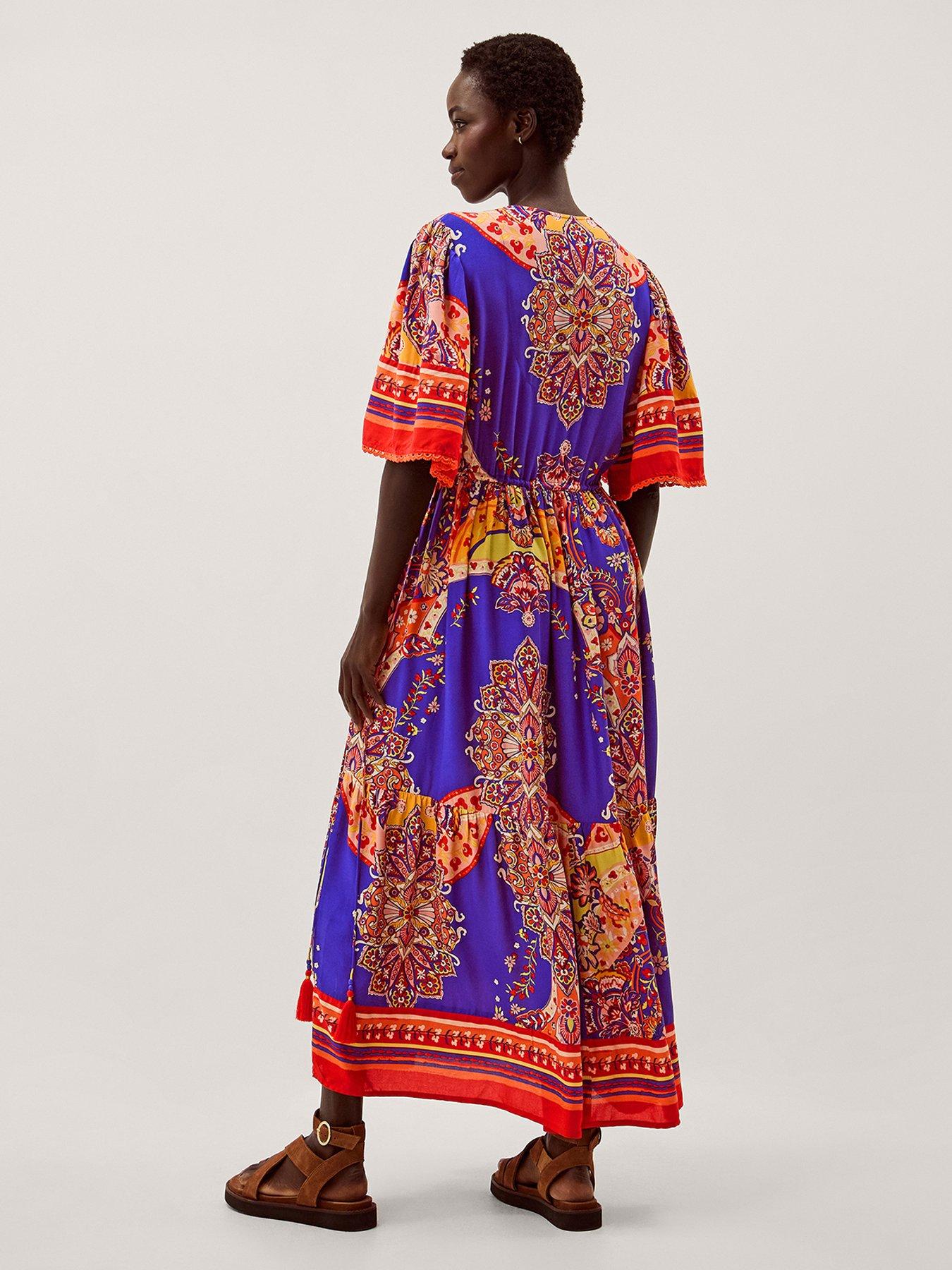 Image 2 of 5 of Monsoon Padma Print Dress