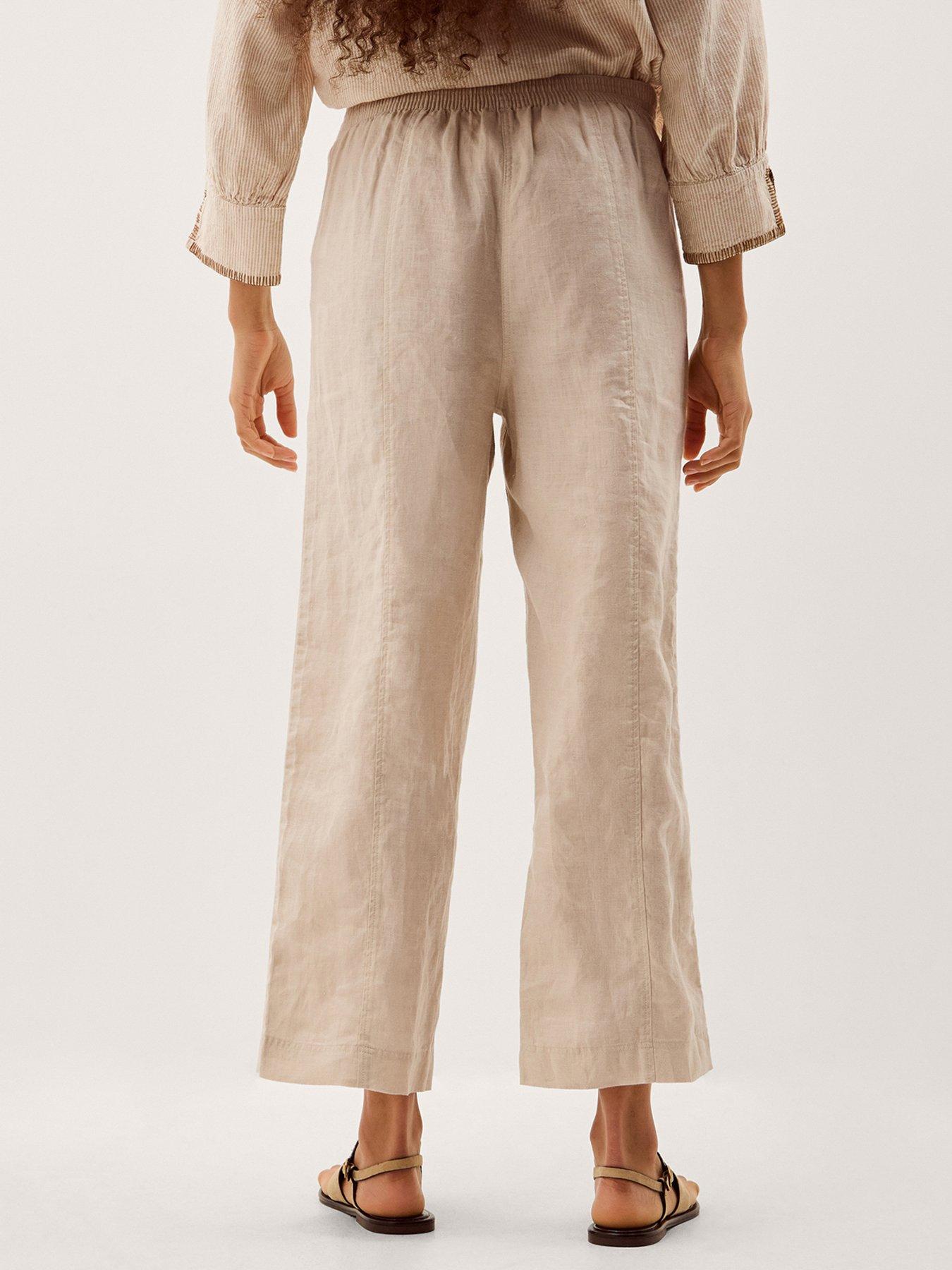 Image 2 of 5 of Monsoon Lucy Linen Trouser Reg