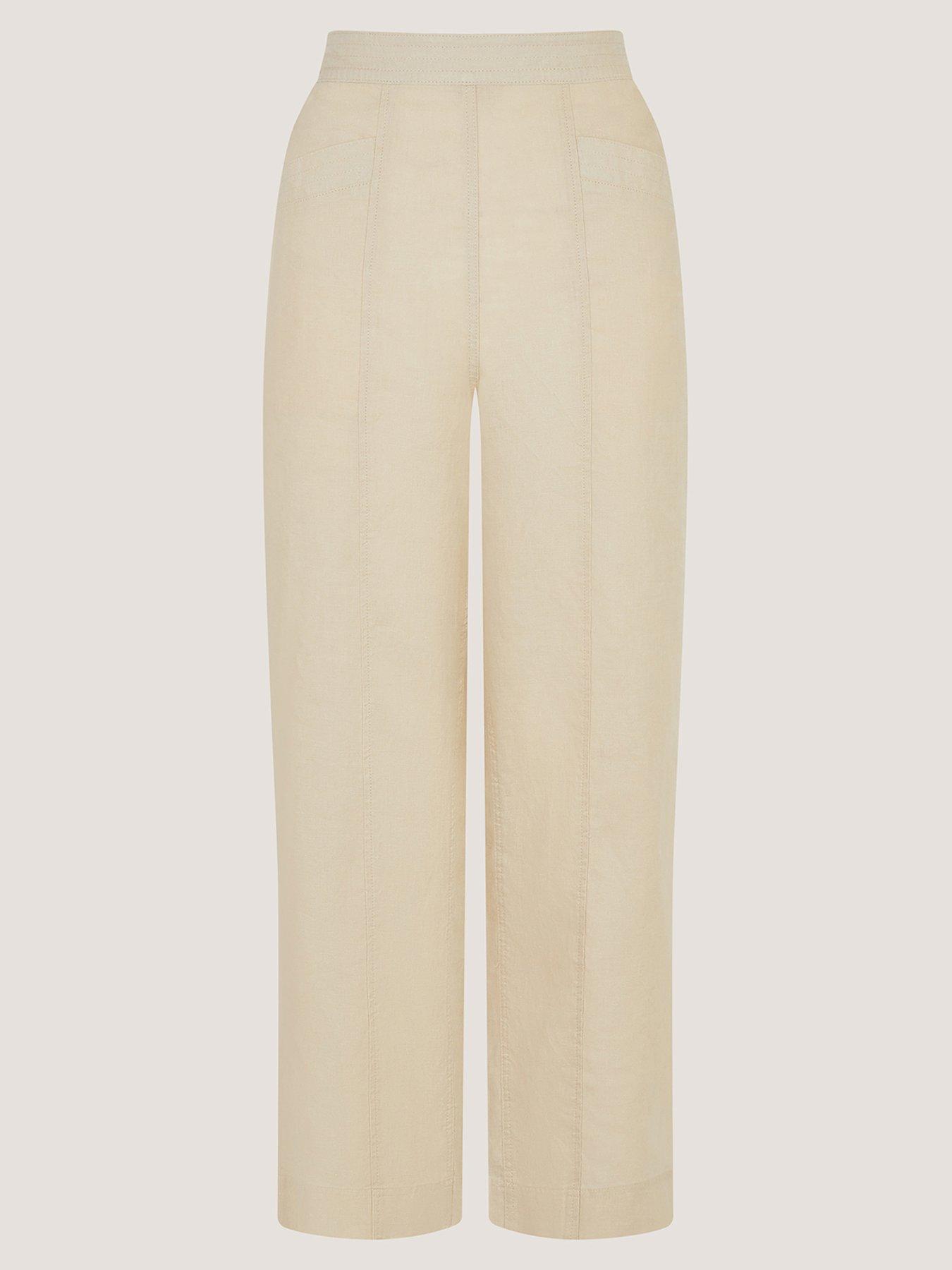 Image 5 of 5 of Monsoon Lucy Linen Trouser Reg