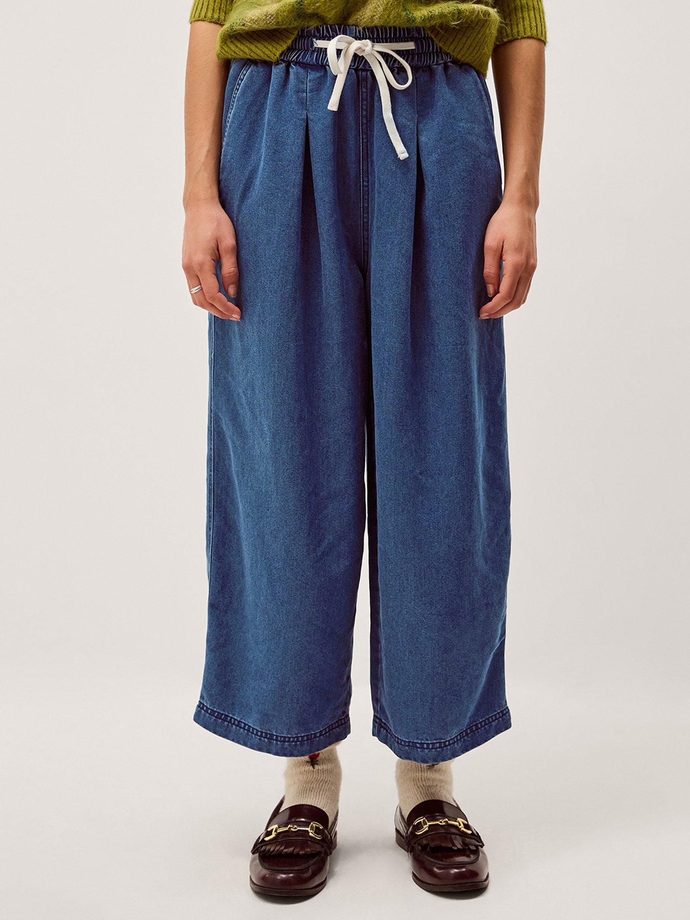 Image 1 of 5 of Monsoon Rhea Tie Front Trouser