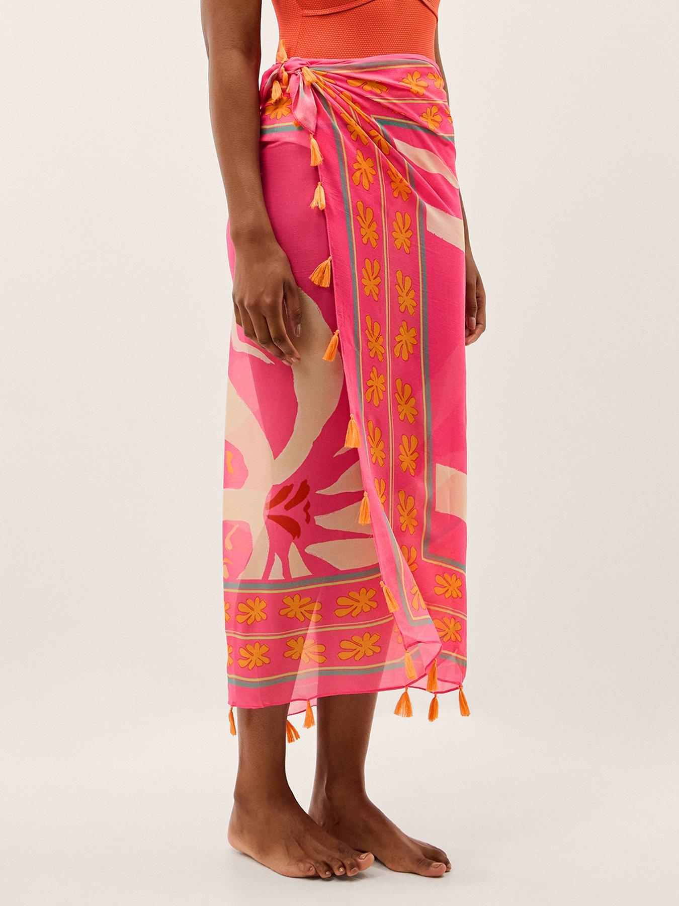 Image 2 of 2 of Monsoon Paloma Palm Sarong
