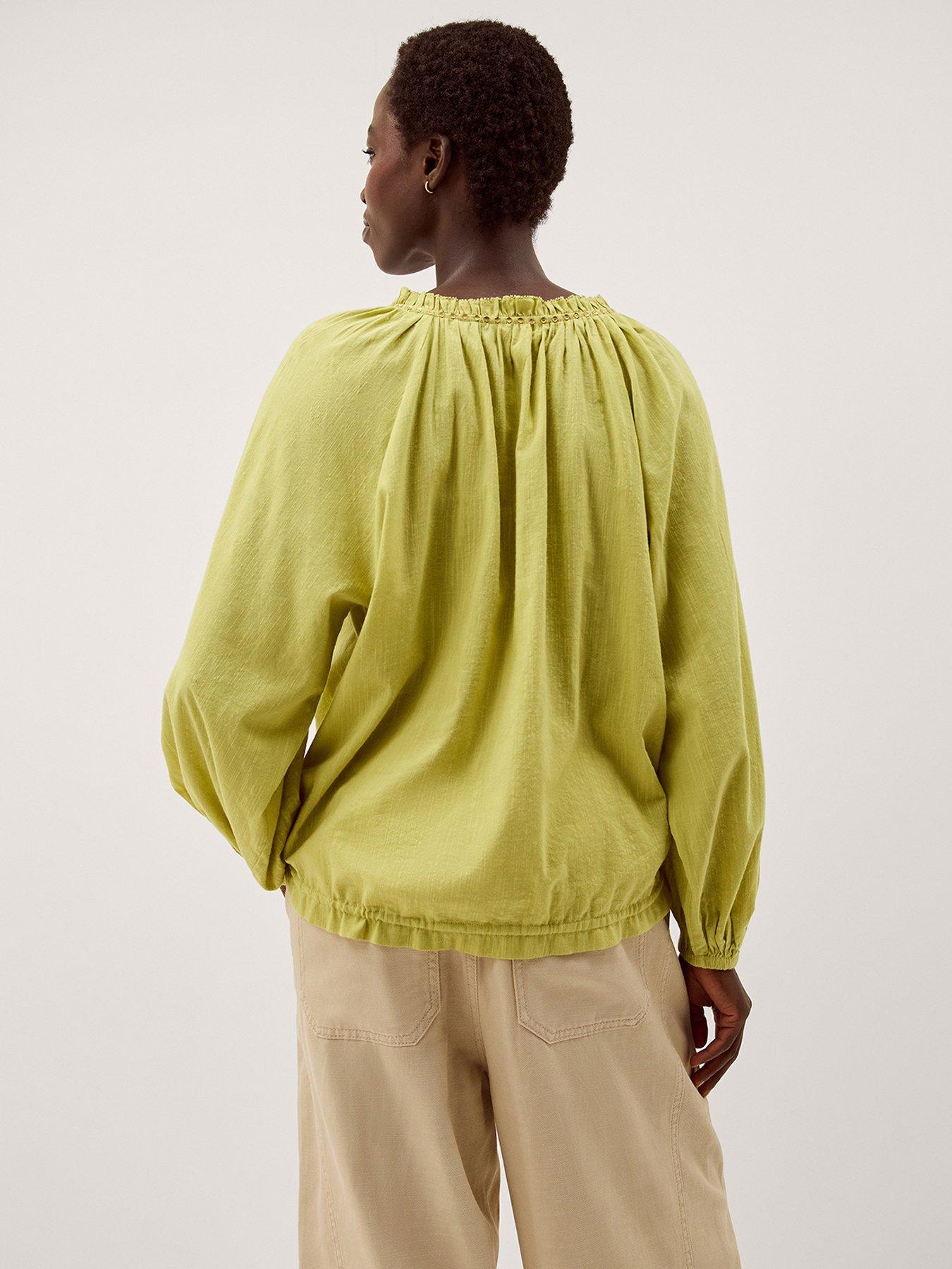 Image 2 of 5 of Monsoon Amber Bubble Hem Top