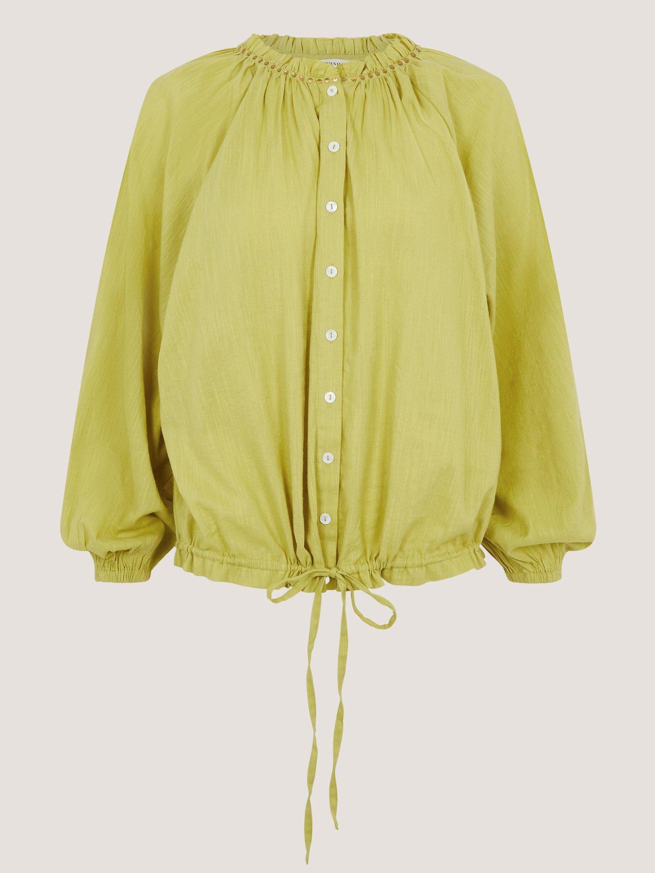 Image 5 of 5 of Monsoon Amber Bubble Hem Top