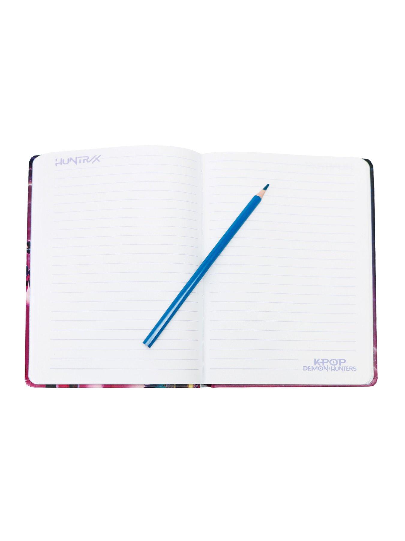 Image 2 of 5 of K-Pop Demon Hunters Notebook, Highlighters, and Light up Keychain Bundle