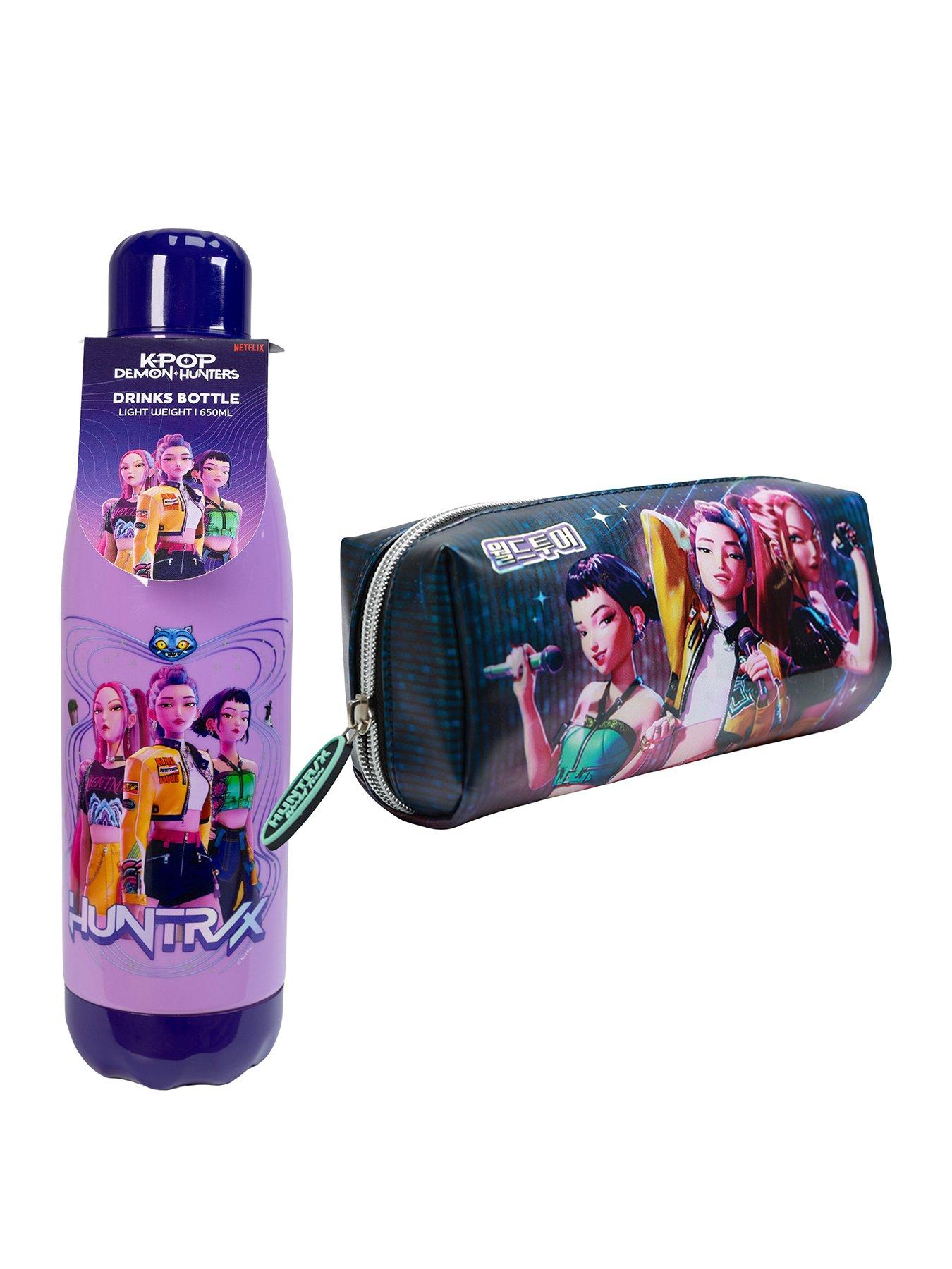 Image 1 of 2 of K-Pop Demon Hunters Bottle & Pencil Case Bundle
