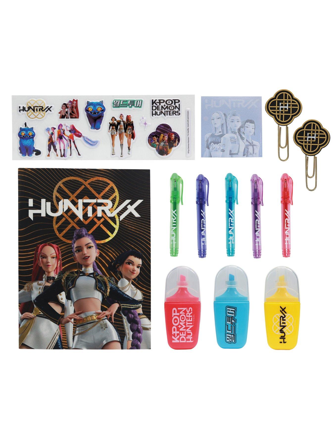Image 2 of 2 of K-Pop Demon Hunters Golden Bottle & Golden Stationery Set Bundle