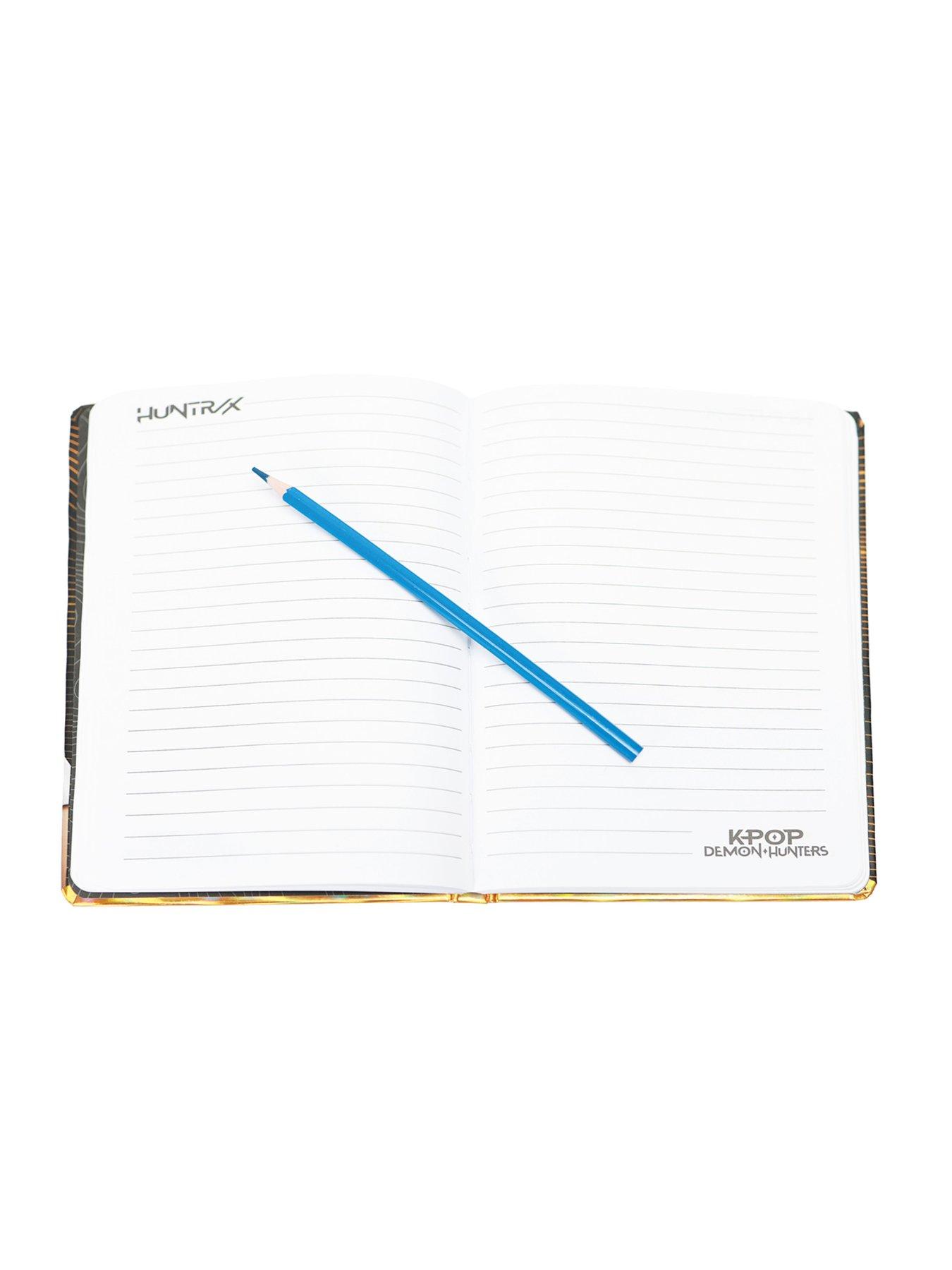 Image 4 of 4 of K-Pop Demon Hunters Golden Notebook & Golden Pencil Case Bundle