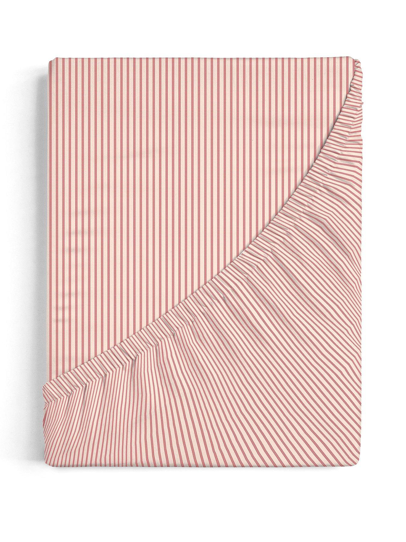 copenhagen-home-pyjama-stripe-fitted-sheet-coralstillFront