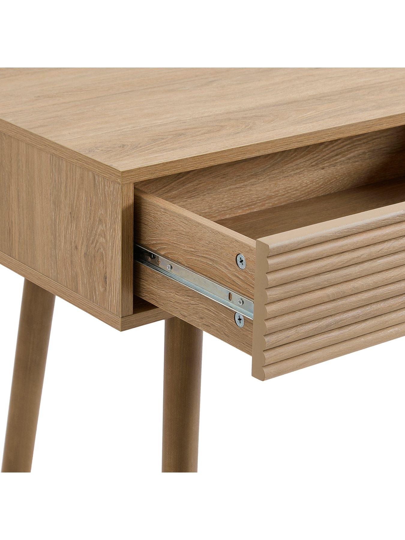 Image 5 of 5 of Dusk Dora Dressing Table Console - Light Wood