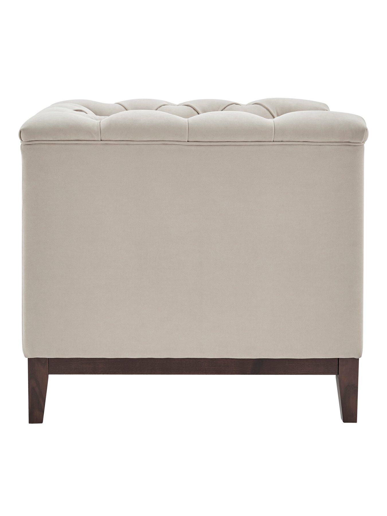 Image 6 of 7 of Dusk Chesterfield Armchair - Stone