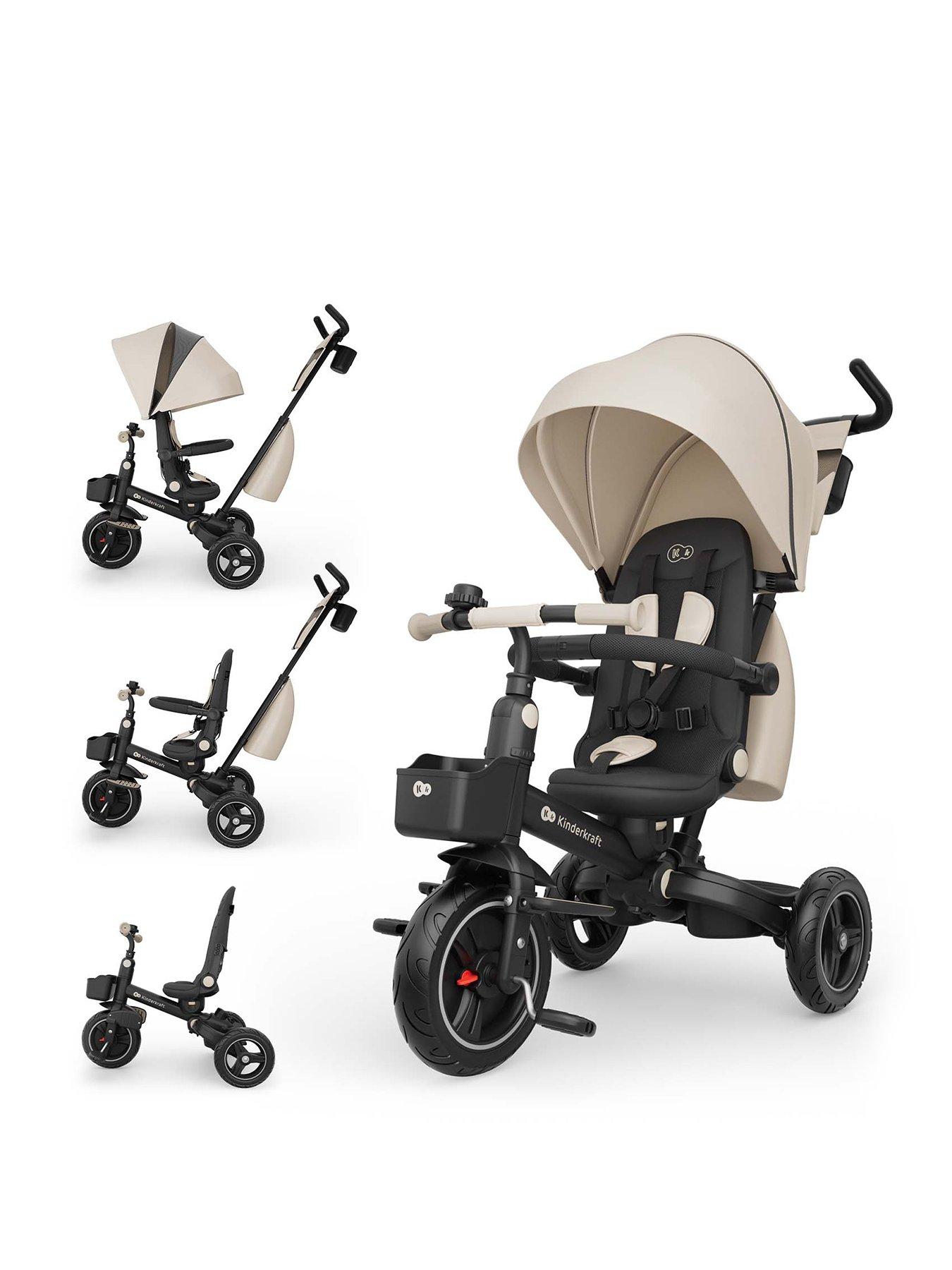 Image 1 of 8 of Kinderkraft Spinstep 2 Plus Tricycle - Beige