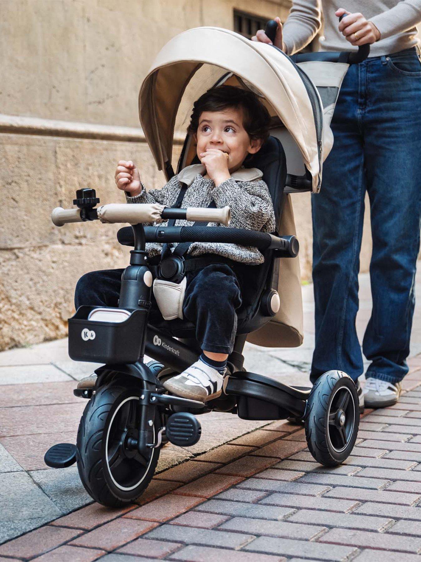 Image 2 of 8 of Kinderkraft Spinstep 2 Plus Tricycle - Beige
