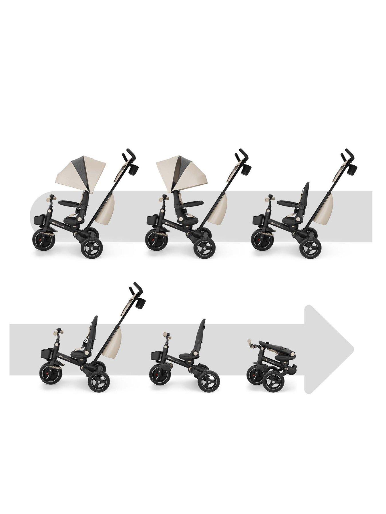 Image 3 of 8 of Kinderkraft Spinstep 2 Plus Tricycle - Beige