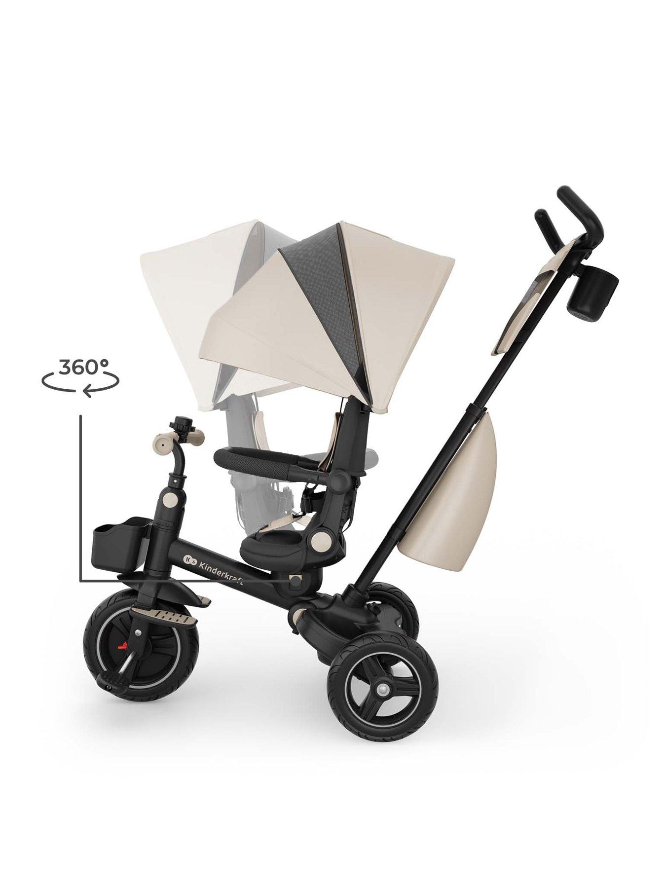 Image 4 of 8 of Kinderkraft Spinstep 2 Plus Tricycle - Beige