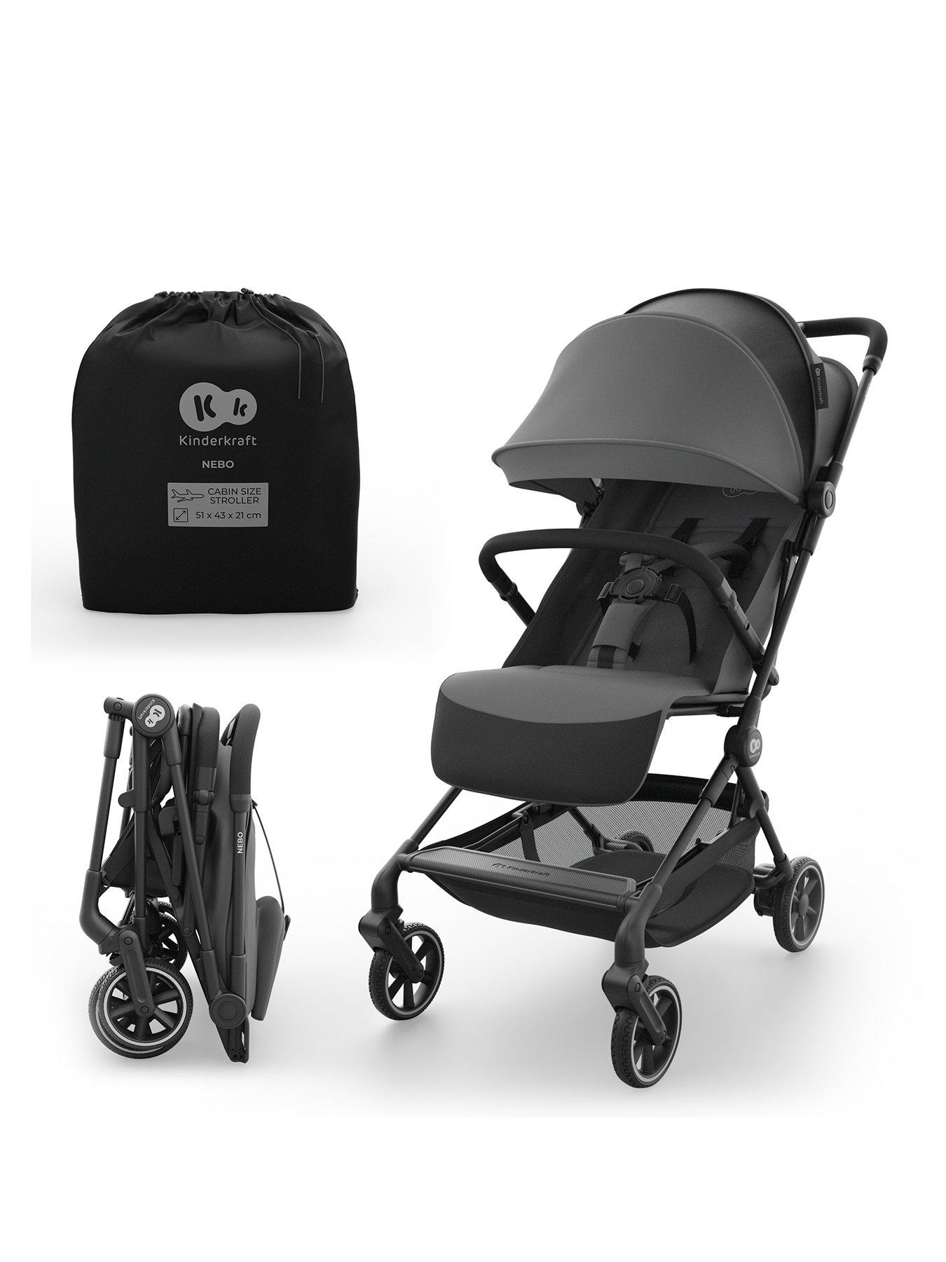 Image 1 of 8 of Kinderkraft Nebo cabin approved Pushchair - Grey