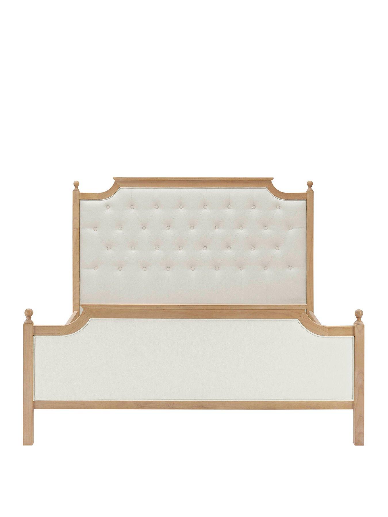 Image 2 of 7 of Dusk Luxor Bed Frame - Double - Cream Linen