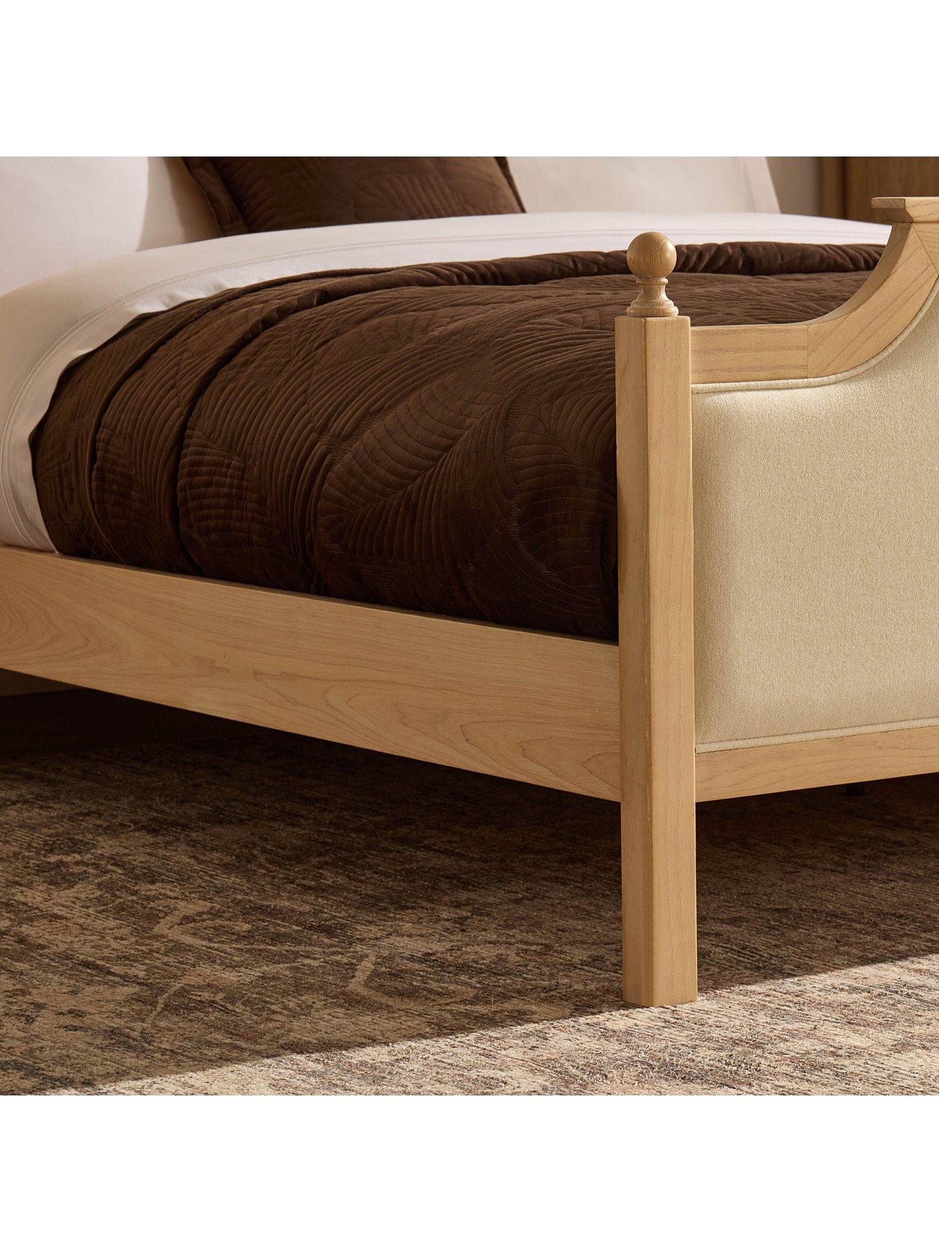 Image 5 of 7 of Dusk Luxor Bed Frame - Double - Cream Linen
