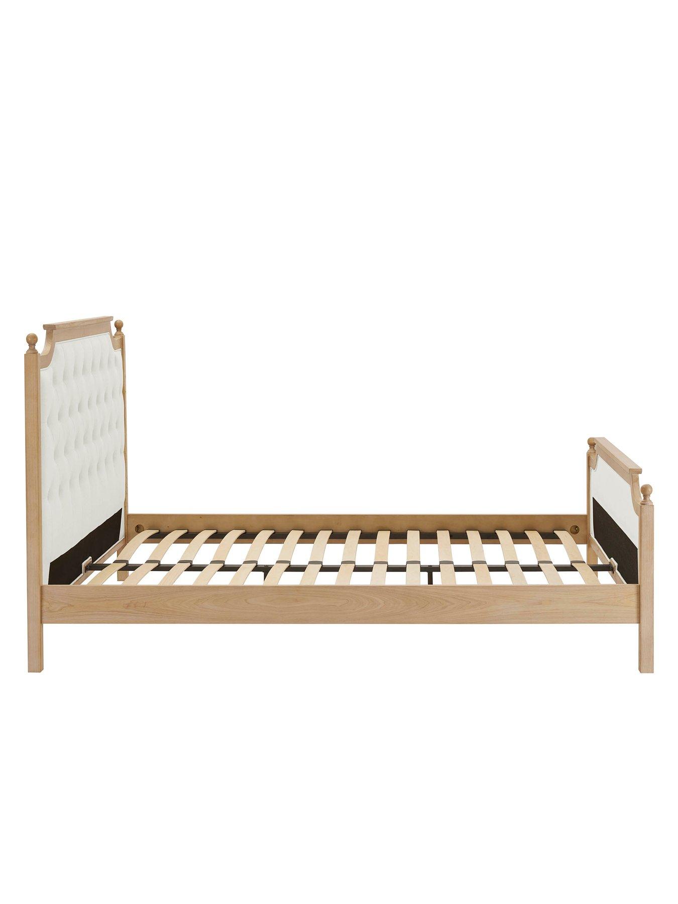 Image 6 of 7 of Dusk Luxor Bed Frame - Double - Cream Linen