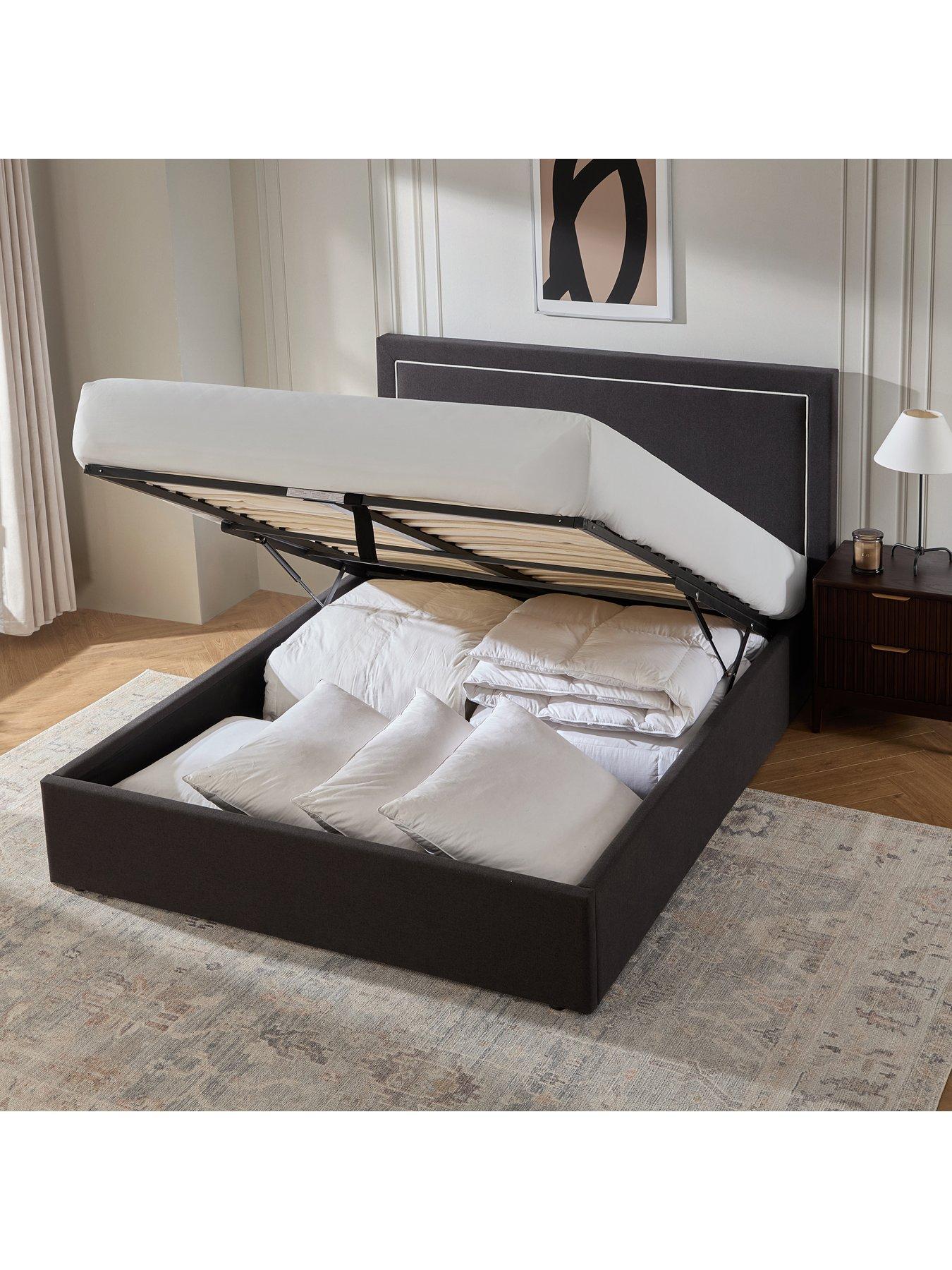 Image 4 of 7 of Dusk Windsor Ottoman Storage Bed - Double