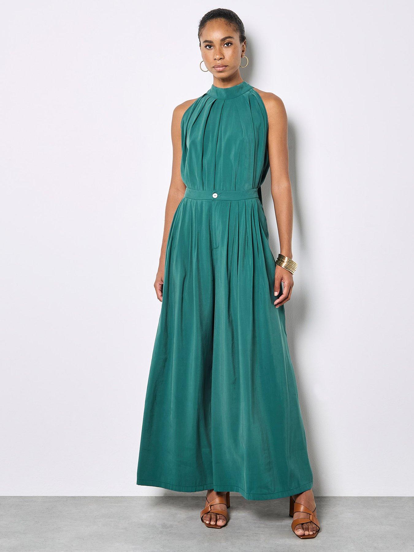 Apricot Apricot Pleat Detail Super Wide Trouser