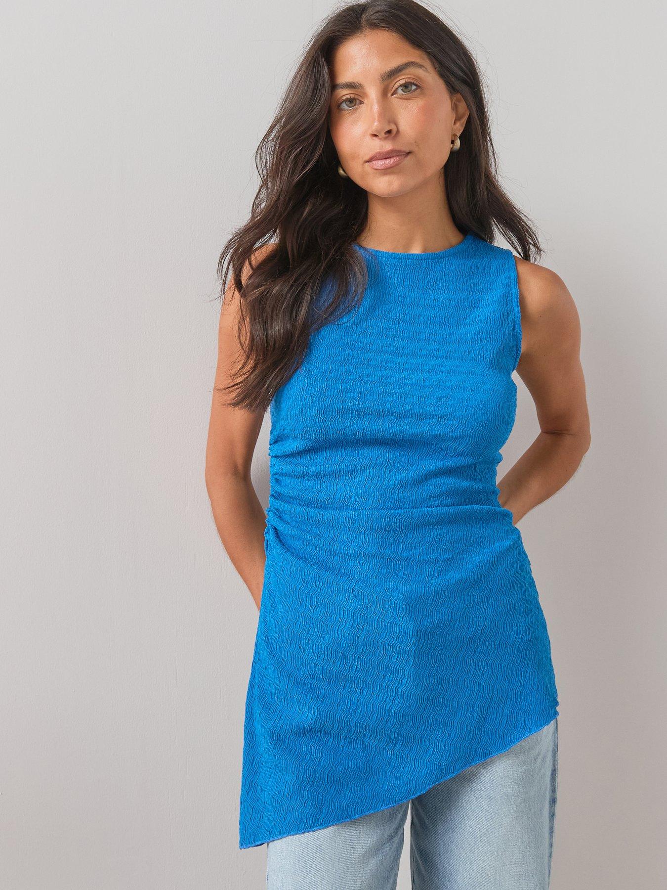 The Very Collection Longline Asymetric Tunic Top