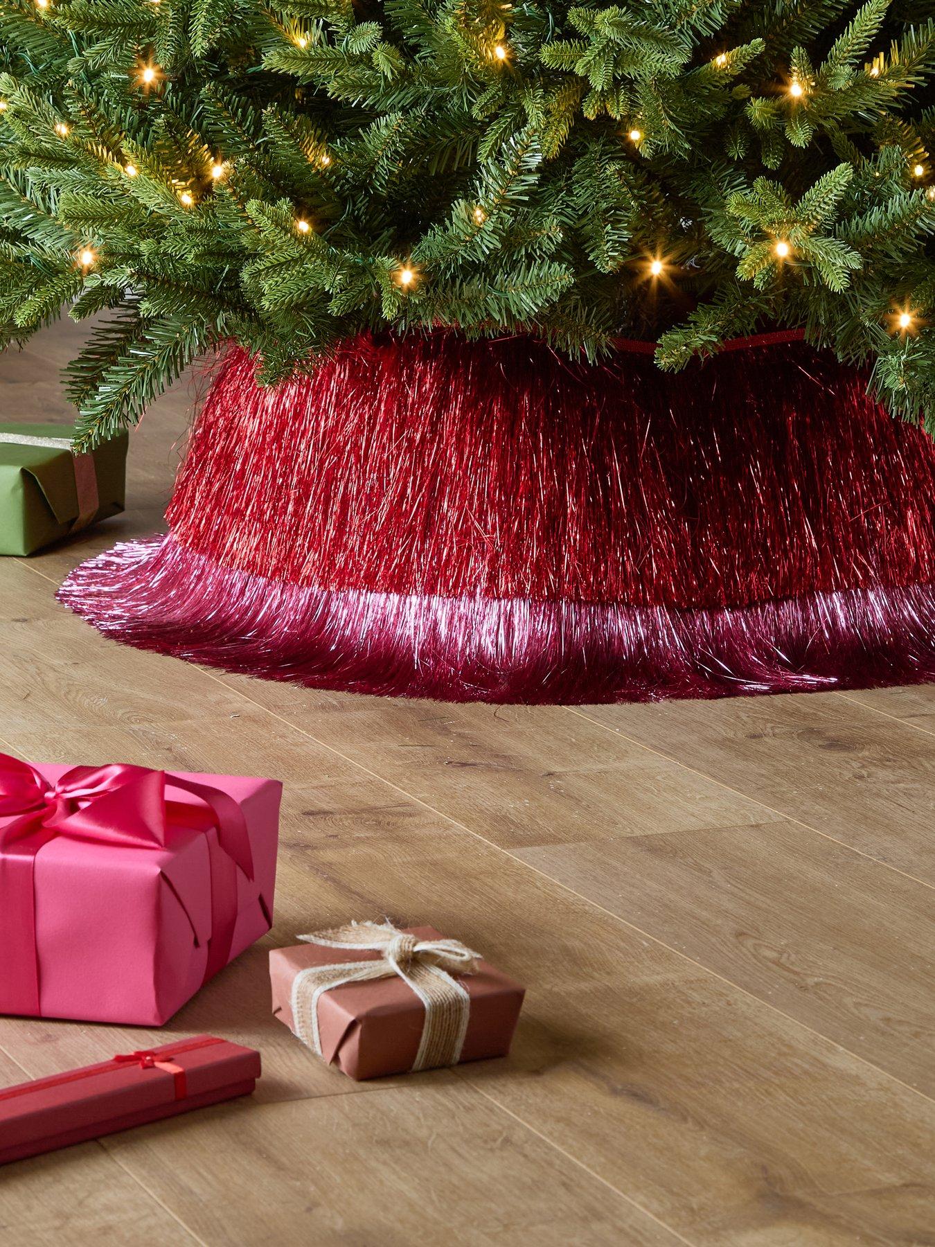 The Very Collection Tinsel Layered Christmas Tree Skirt - Multi