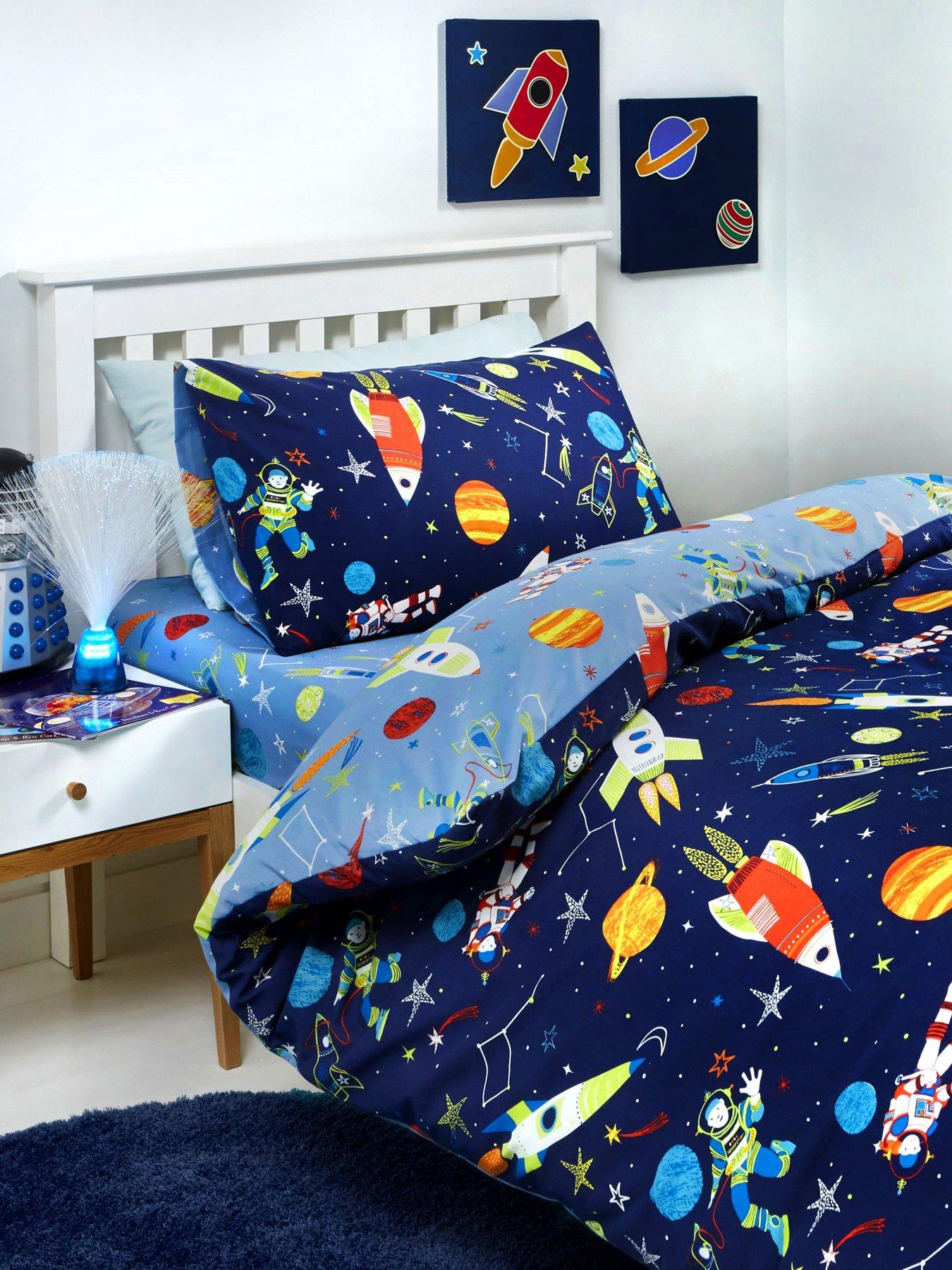 Bedlam Supersonic Glow In The Dark Duvet Set - Double