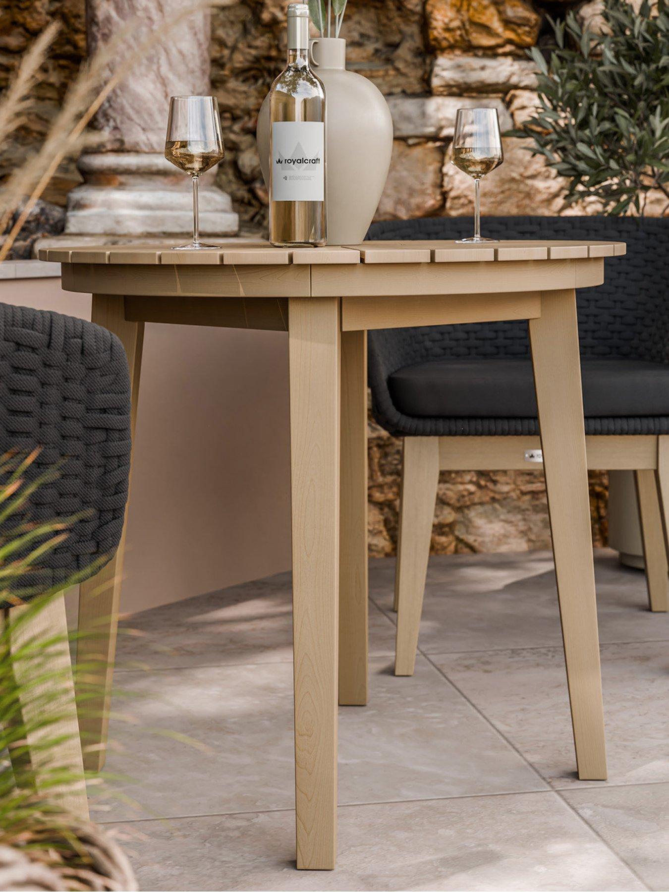 Image 4 of 6 of Roma Bistro Set with Eden Chairs