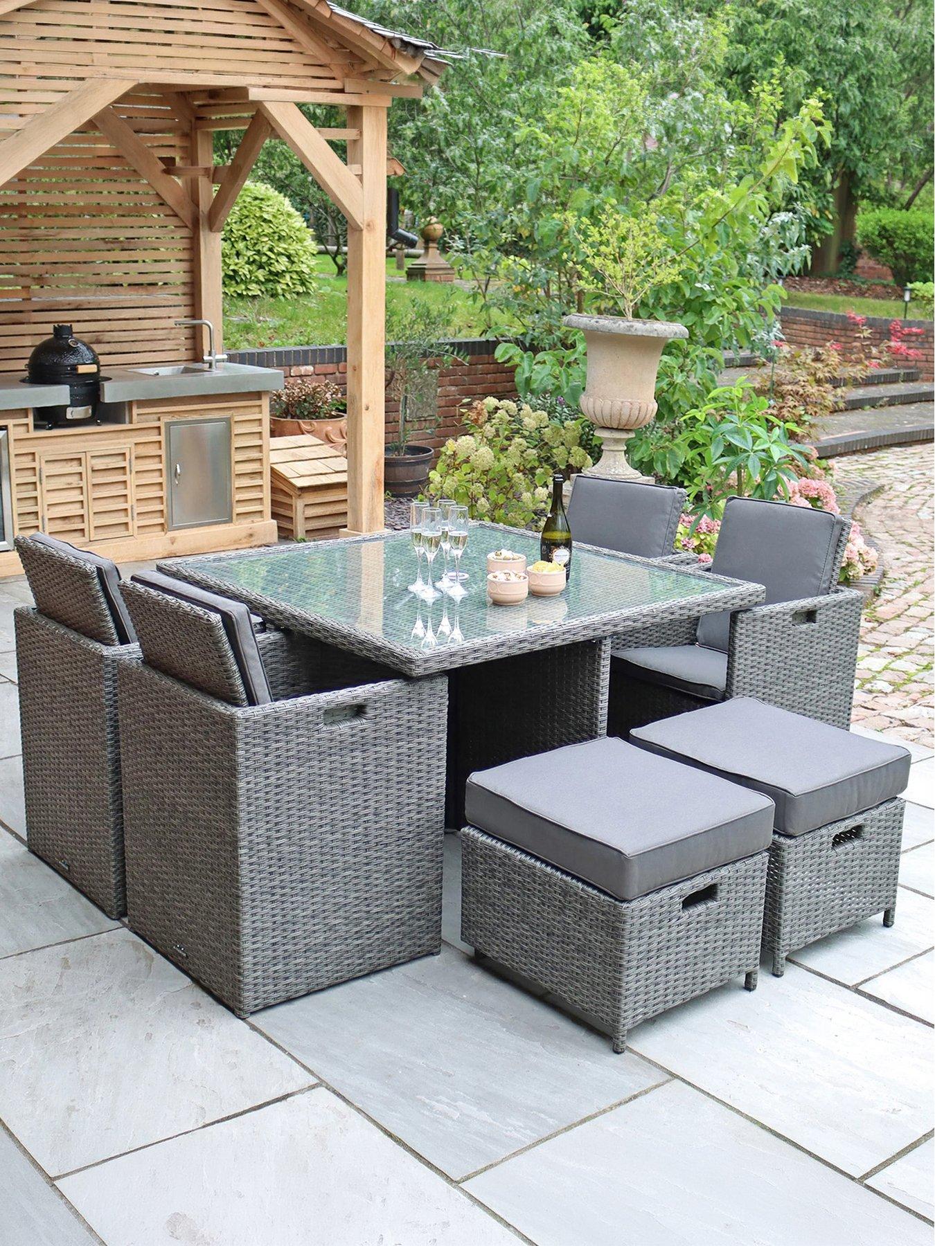 Royalcraft Paris 8-Seater Cube Outdoor Dining Set