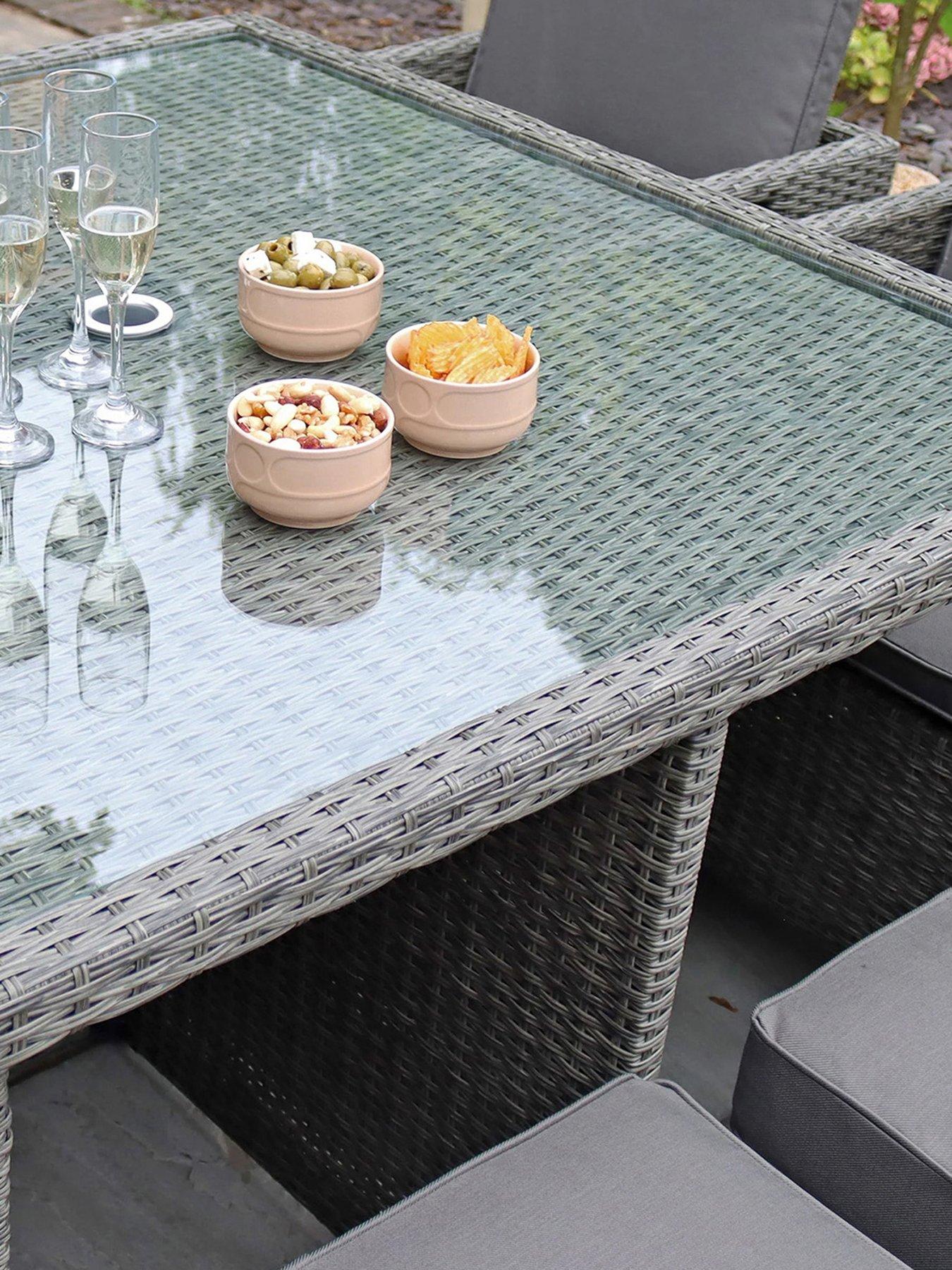 Image 4 of 6 of Royalcraft Paris 8-Seater Cube Outdoor&nbsp;Dining Set