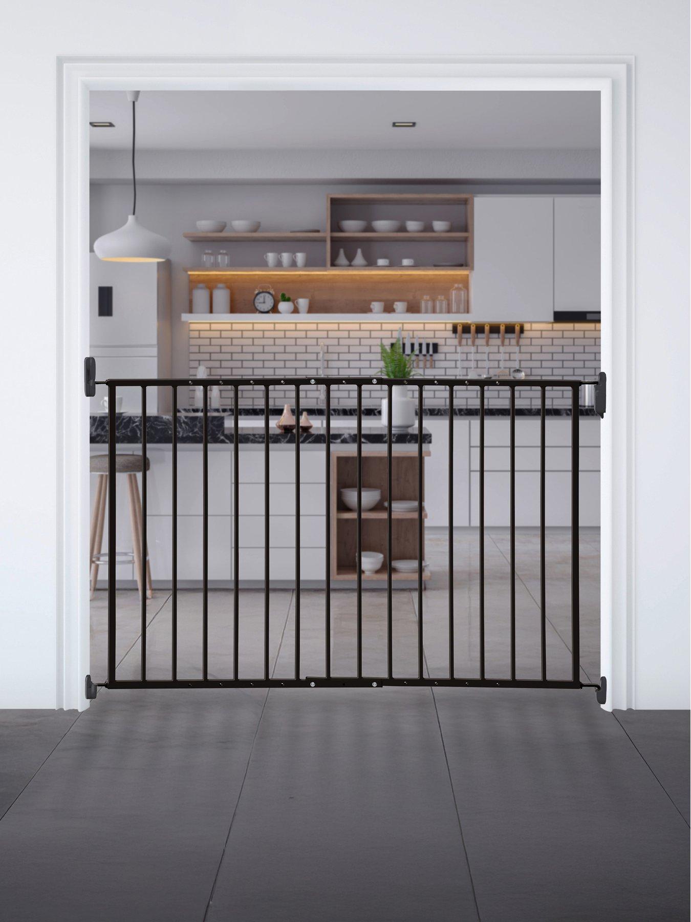Dreambaby Arizona 2-Panel Adjusta Gate Hardware Mounted (68-112cm) - Black
