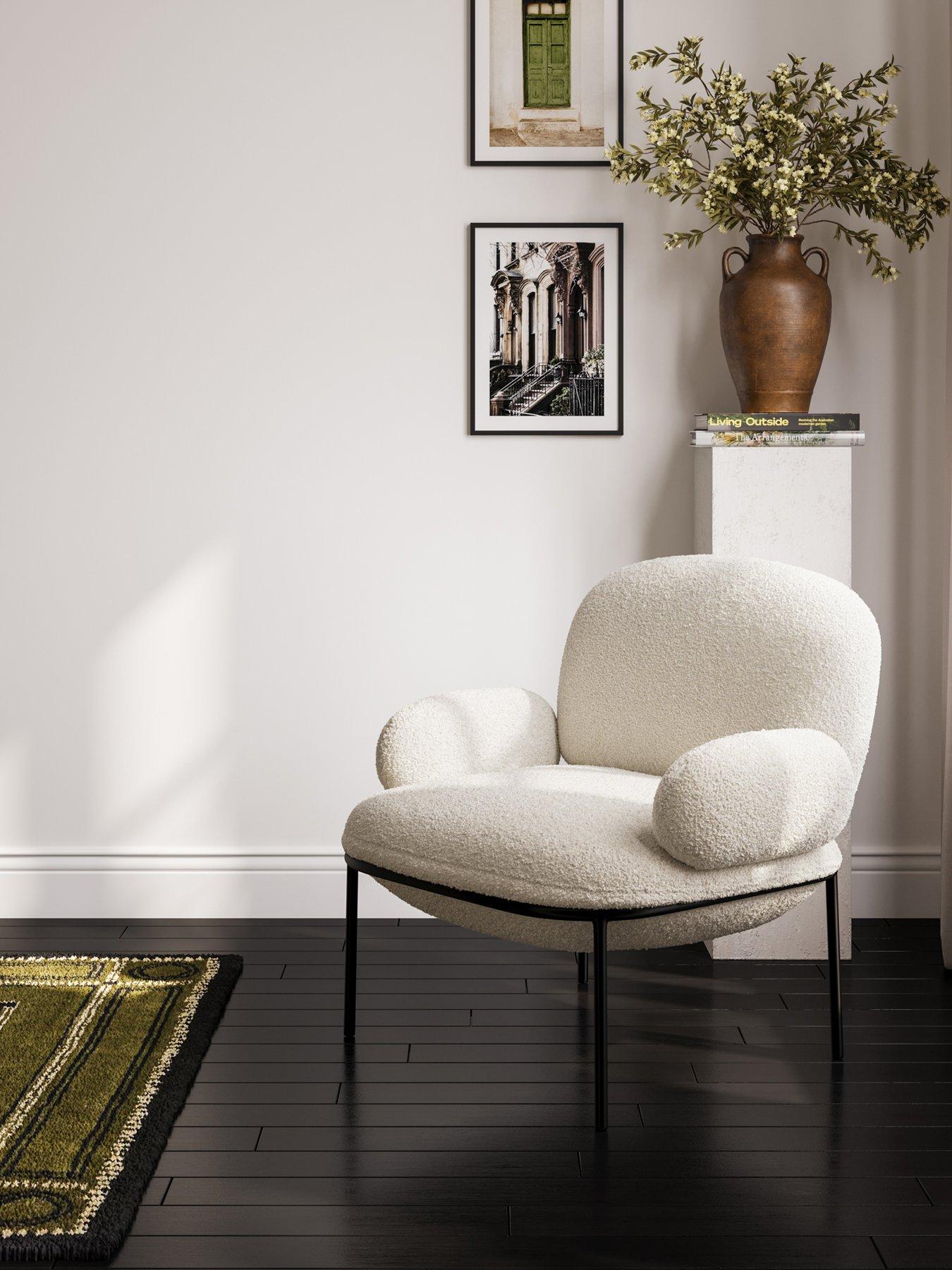 LPD Home Avery Ivory Armchair