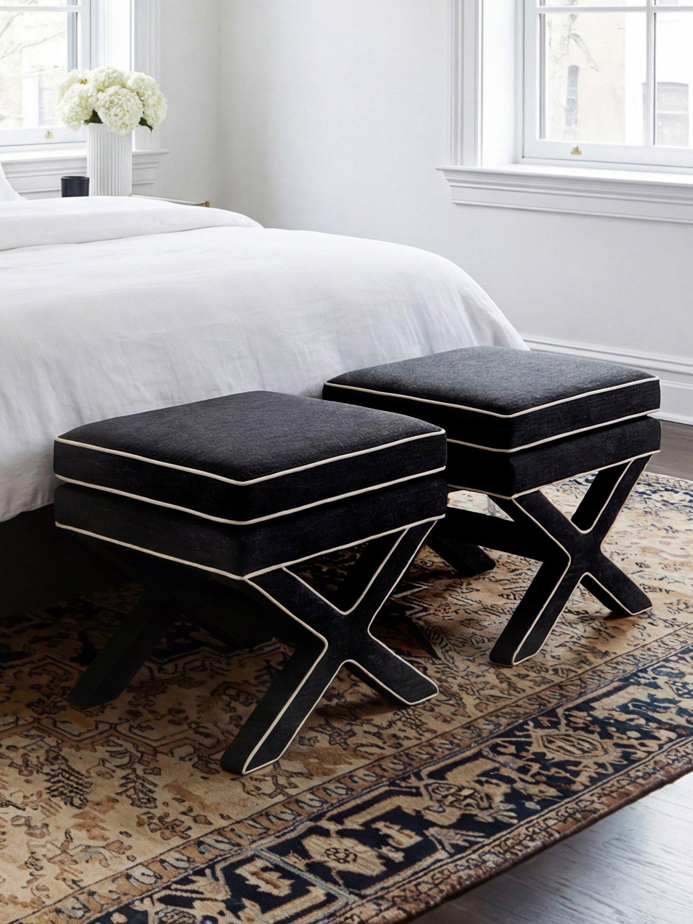 Image 1 of 4 of LPD Home Rhode Onyx Stool