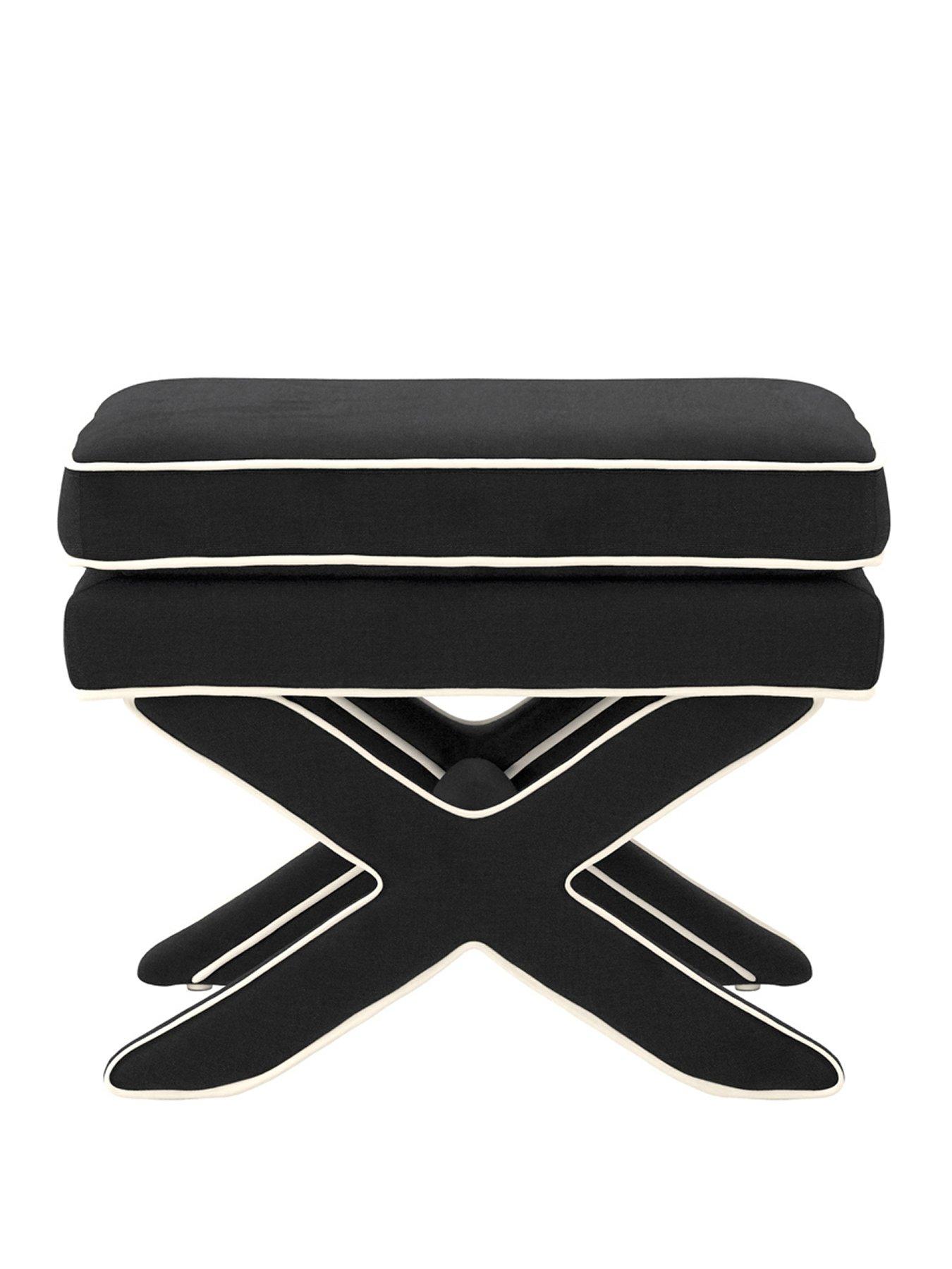 Image 2 of 4 of LPD Home Rhode Onyx Stool