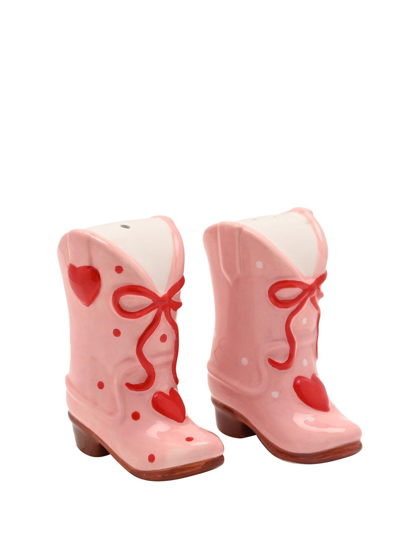 Image 2 of 6 of Hestia The Feel Good Club Set Of 2 Cowboy Salt &amp; Pepper Pots