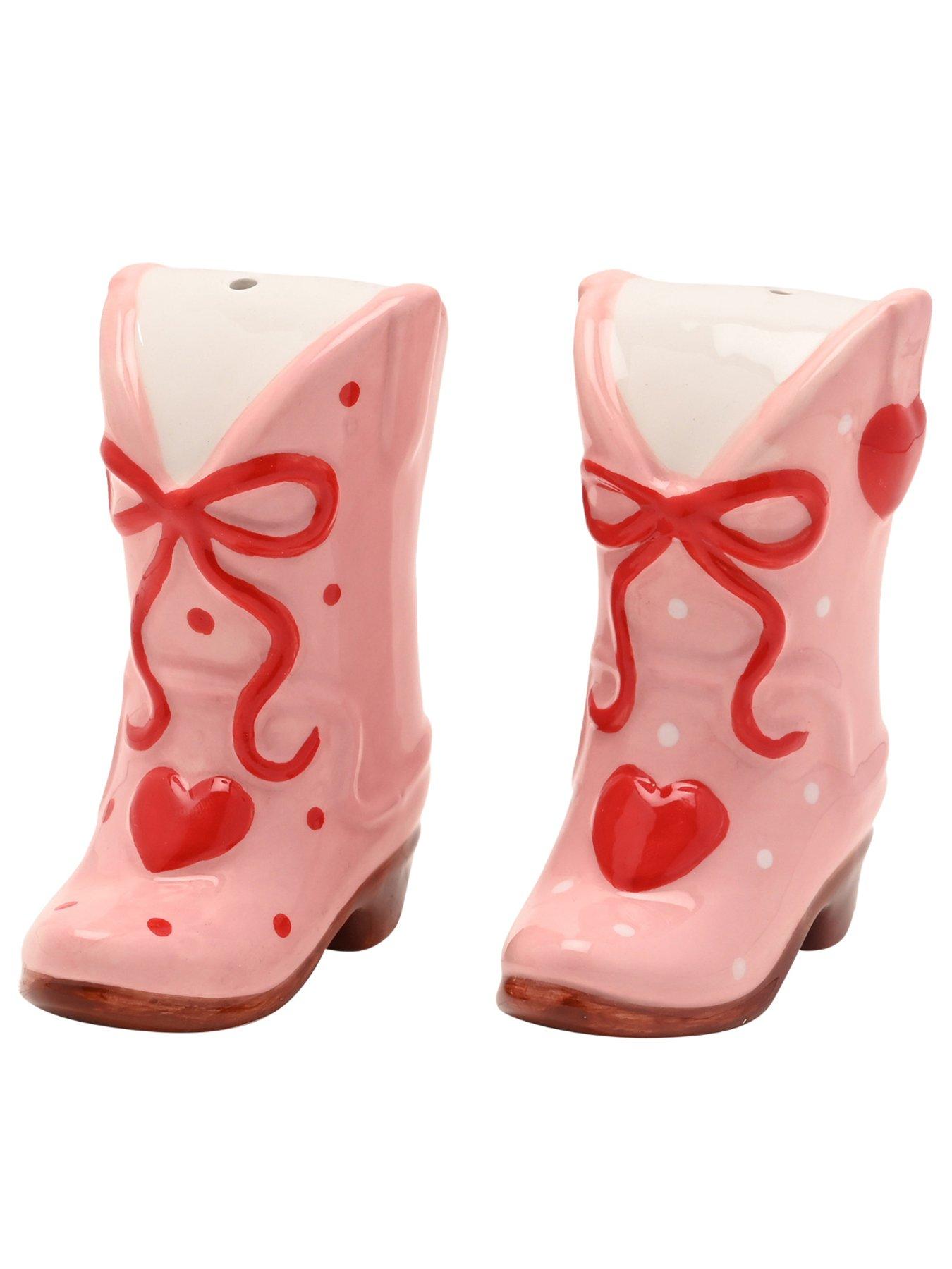 Image 3 of 6 of Hestia The Feel Good Club Set Of 2 Cowboy Salt &amp; Pepper Pots