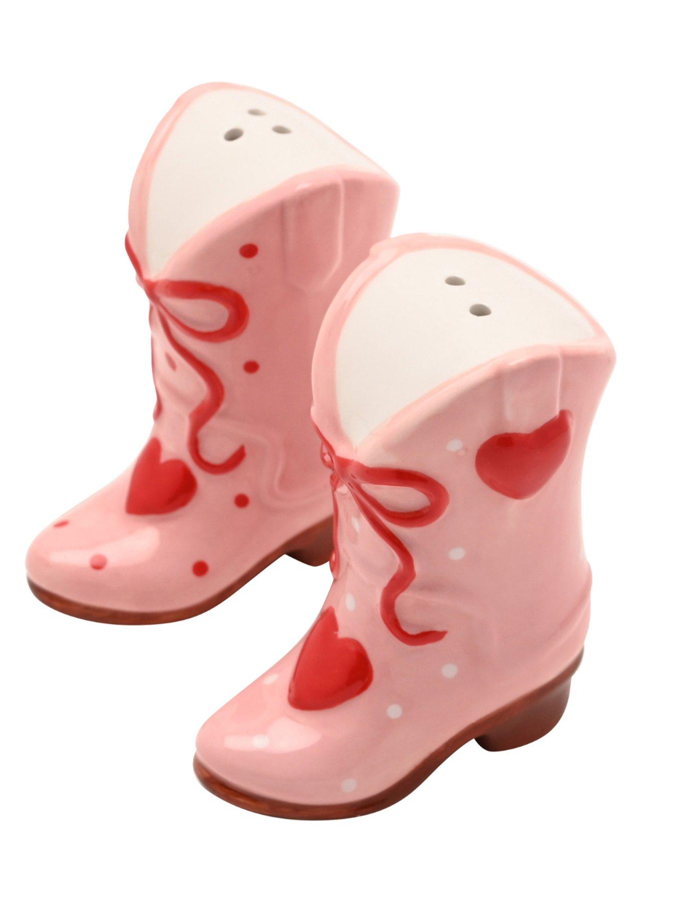 Image 4 of 6 of Hestia The Feel Good Club Set Of 2 Cowboy Salt &amp; Pepper Pots