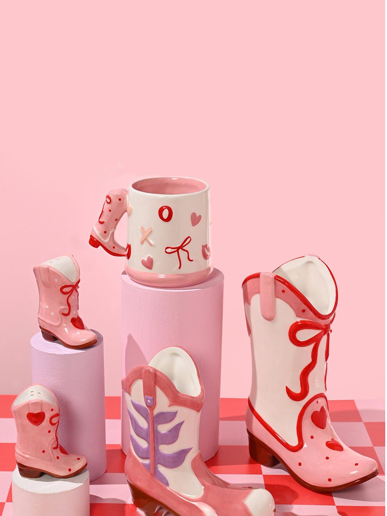 Image 6 of 6 of Hestia The Feel Good Club Set Of 2 Cowboy Salt &amp; Pepper Pots