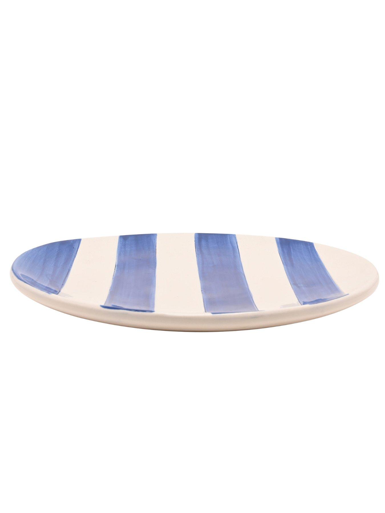 hestia-blue-white-striped-plate-27cm-set-of-4back
