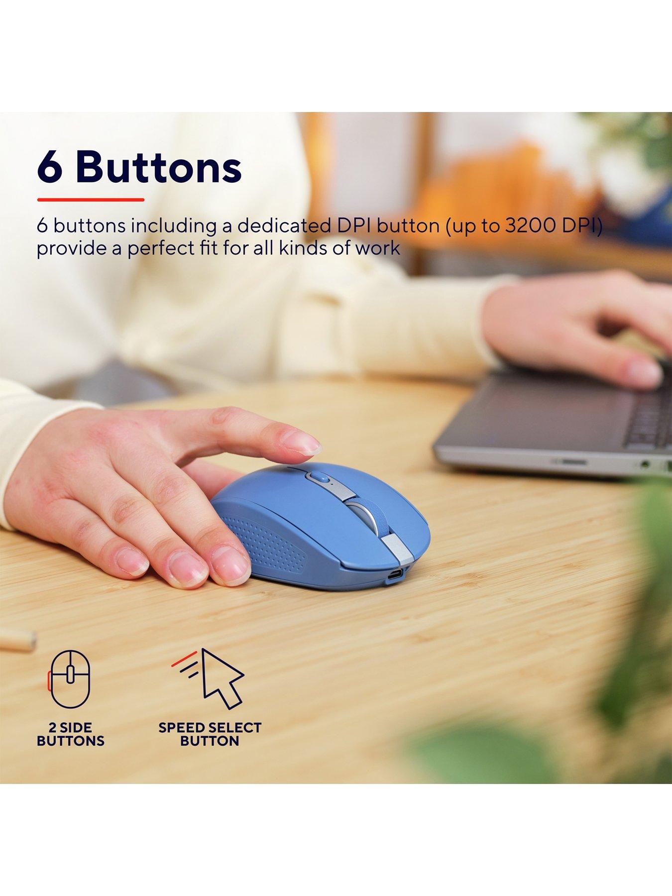 Image 5 of 8 of Trust Ozaa Compact Multi-Device Wireless Mouse with silent Click