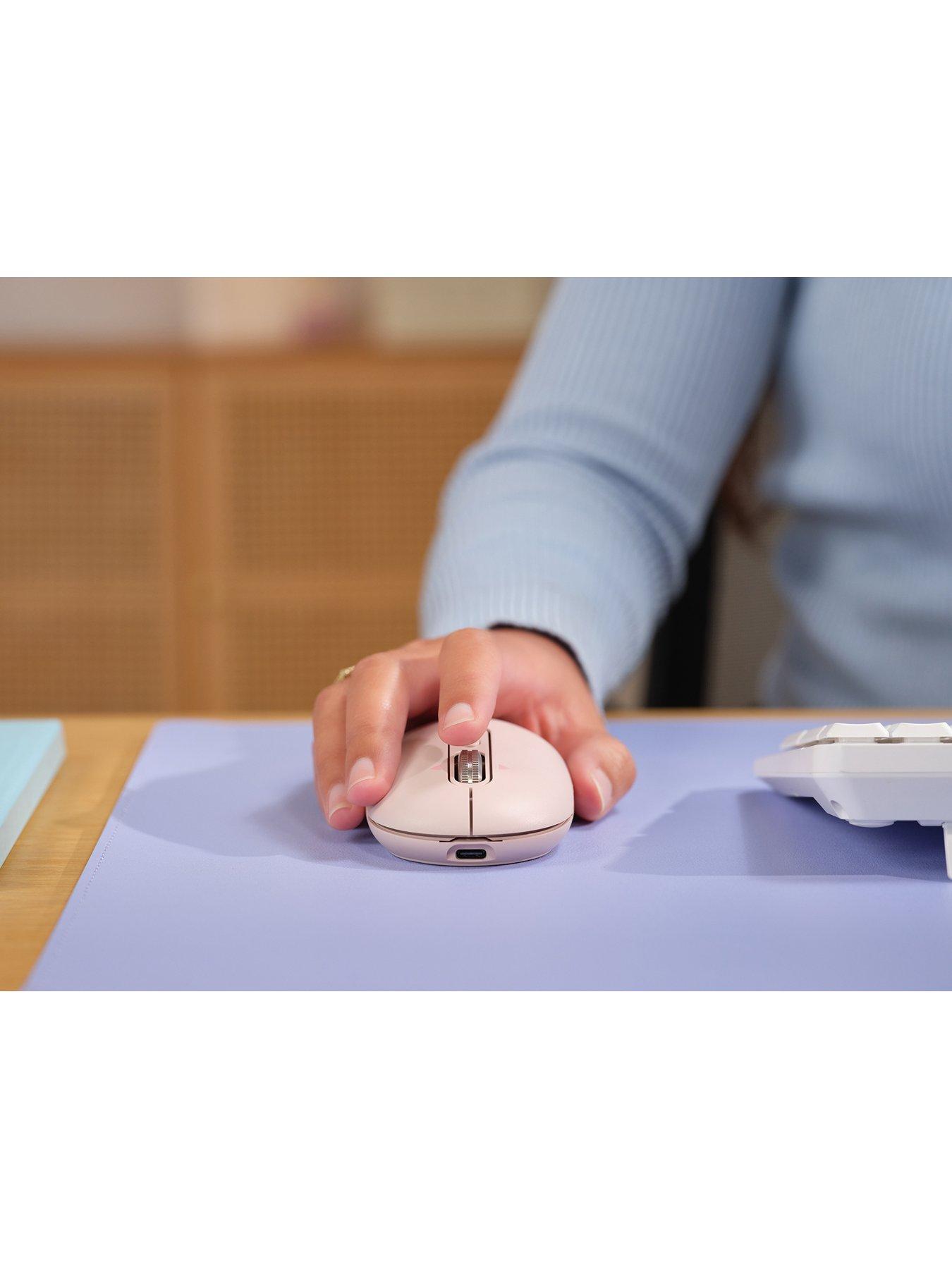 Image 7 of 8 of Trust Seron Slim Multi-Wireless Hyperscroll Mouse - Pink